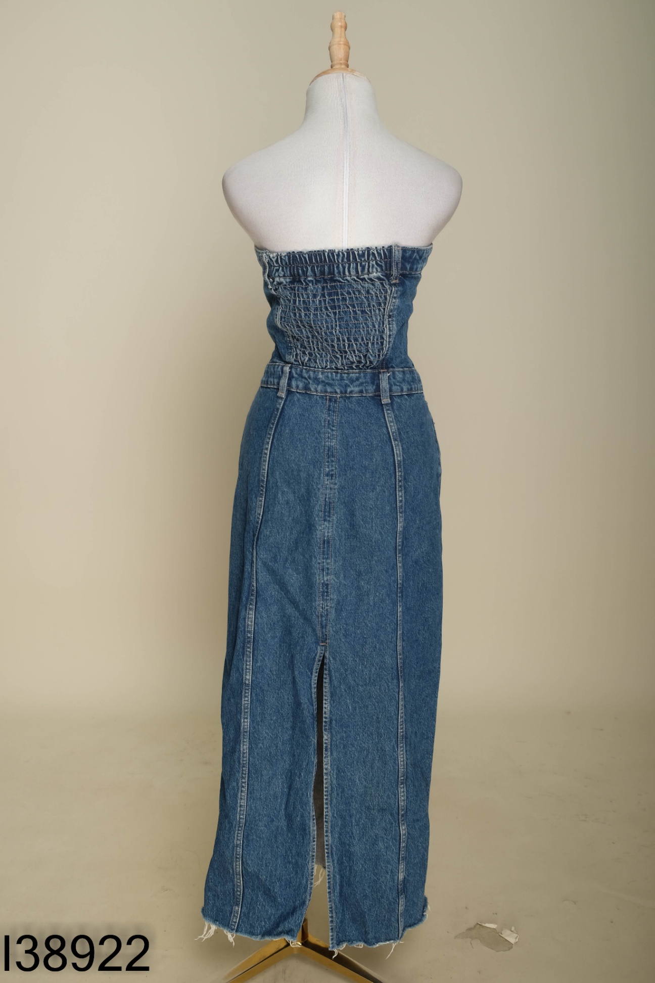 Váy cúp ngực ZARA jeans xanh (XUẤT)