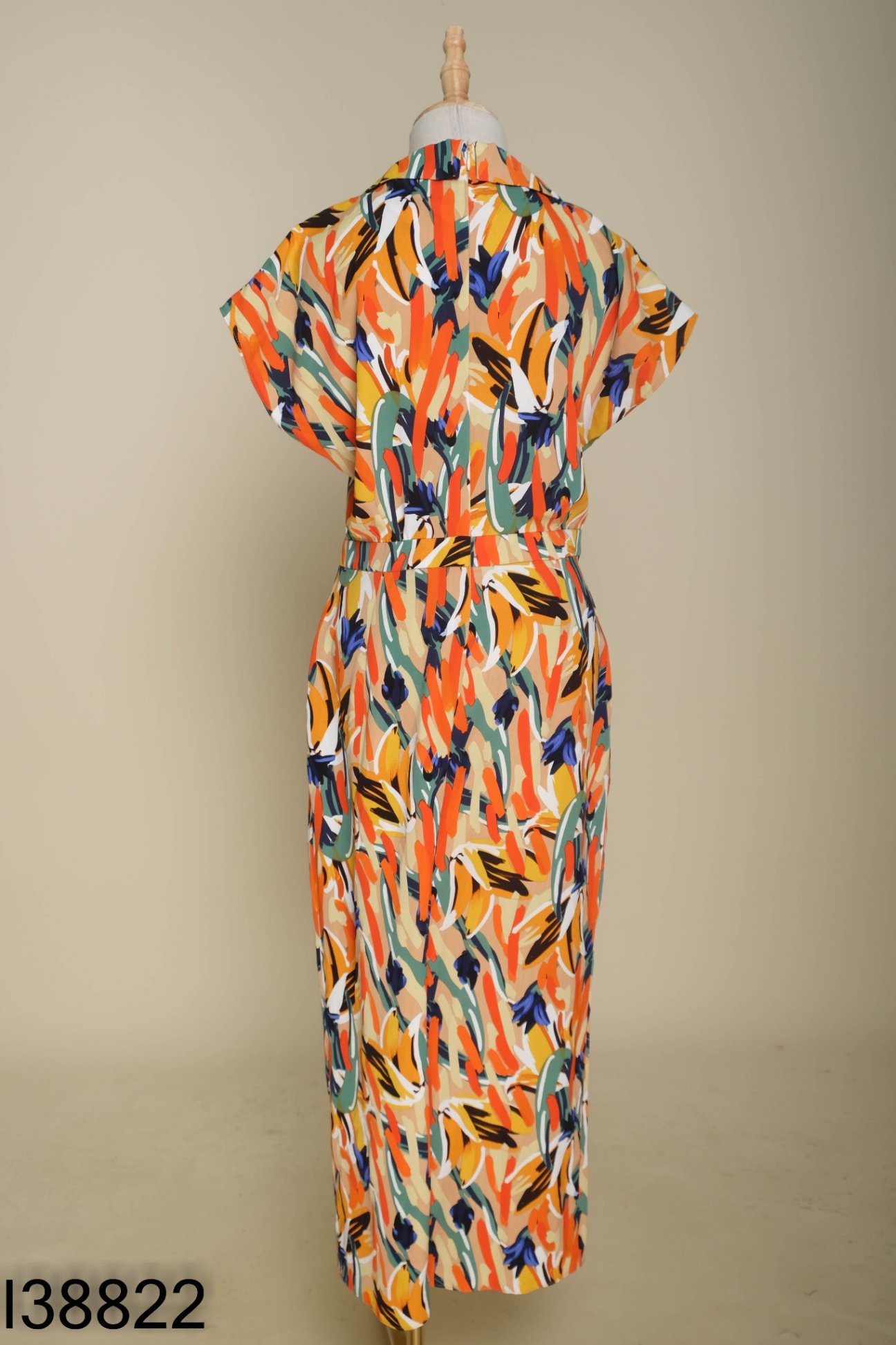 Jumpsuit NEM be cam phối xanh