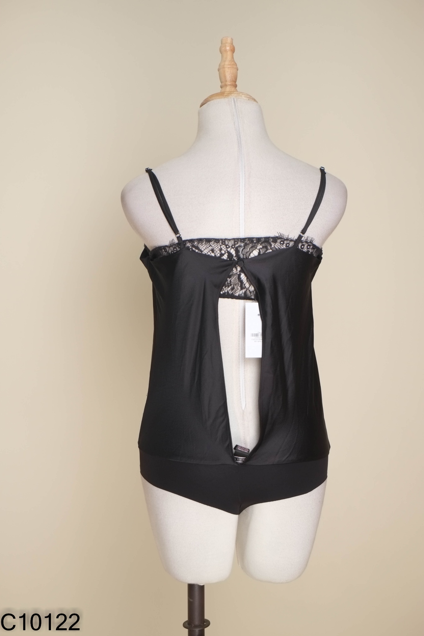 Bodysuits đen phối ren