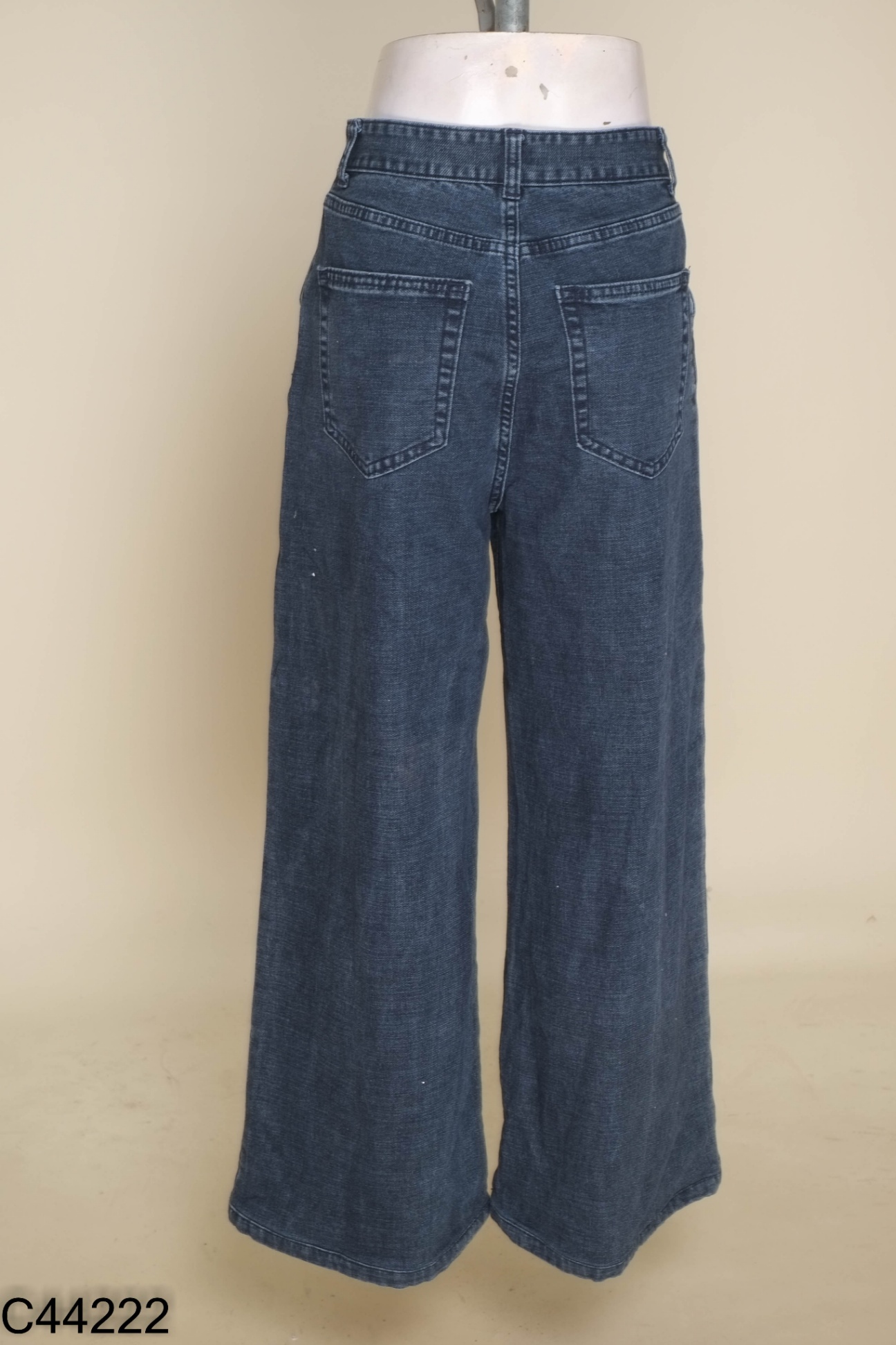 Quần BOHEE jeans xanh ống rộng