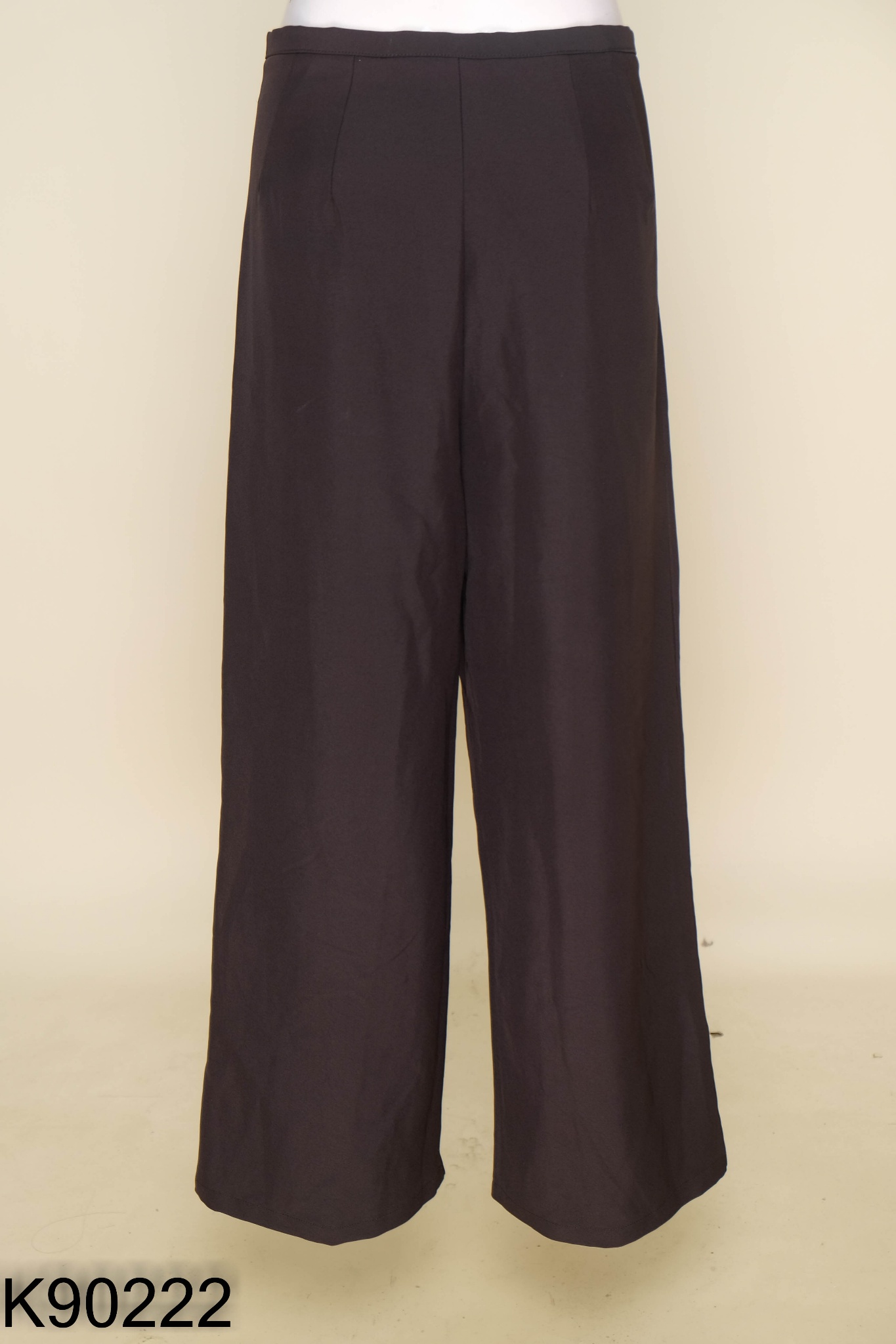 Quần culottes vải đen