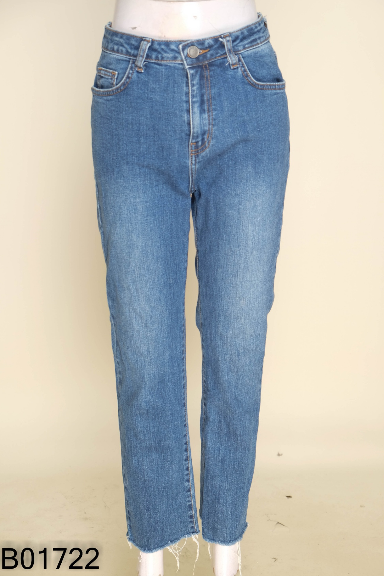 Quần YODY jeans xanh tua rua