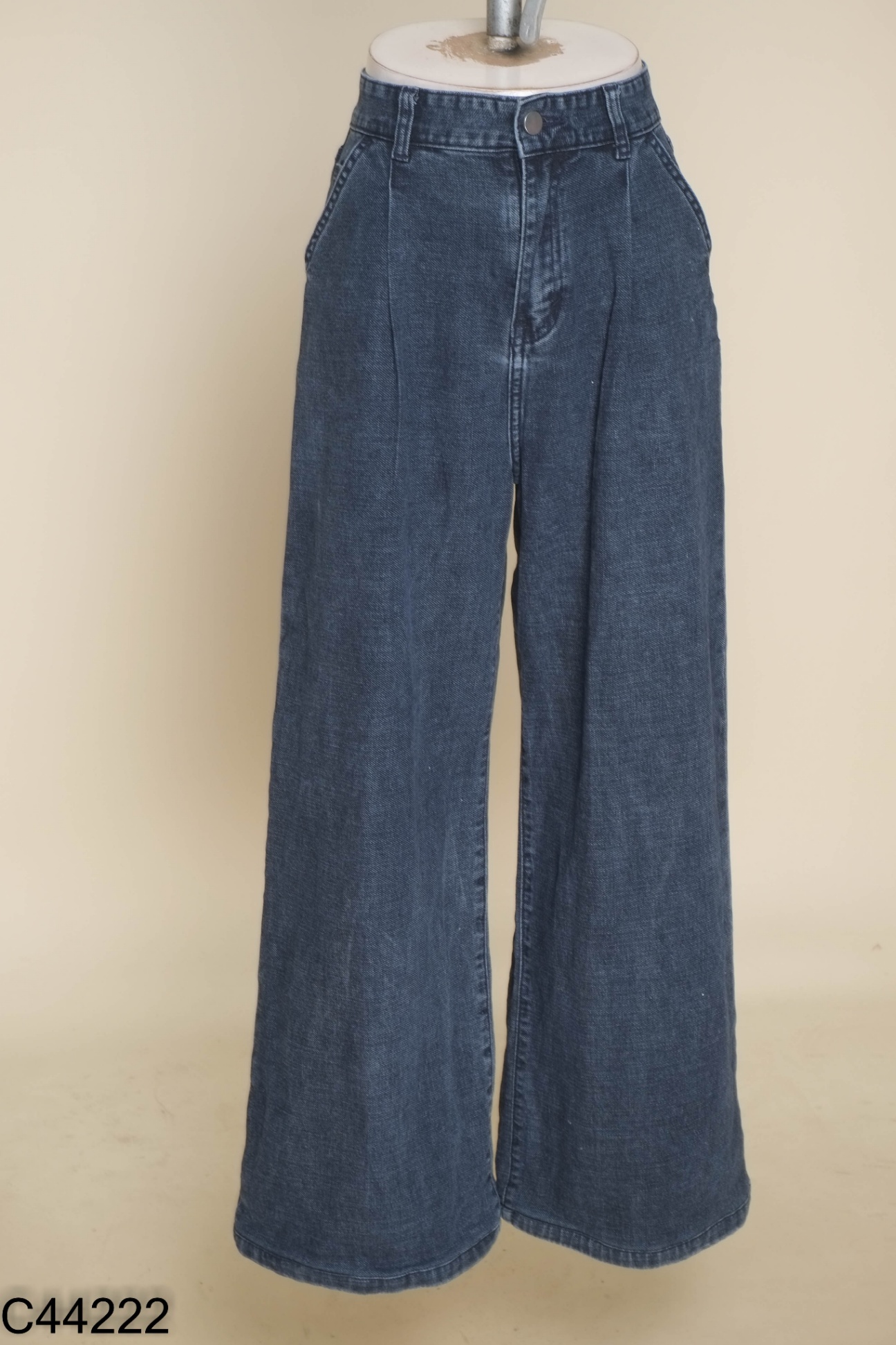 Quần BOHEE jeans xanh ống rộng