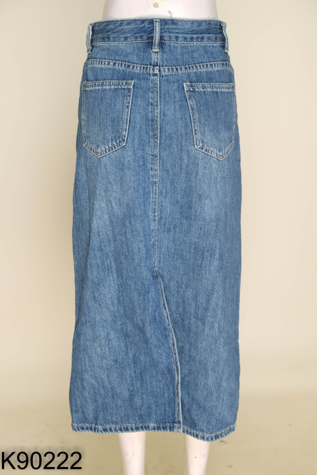 Chân váy jeans xanh