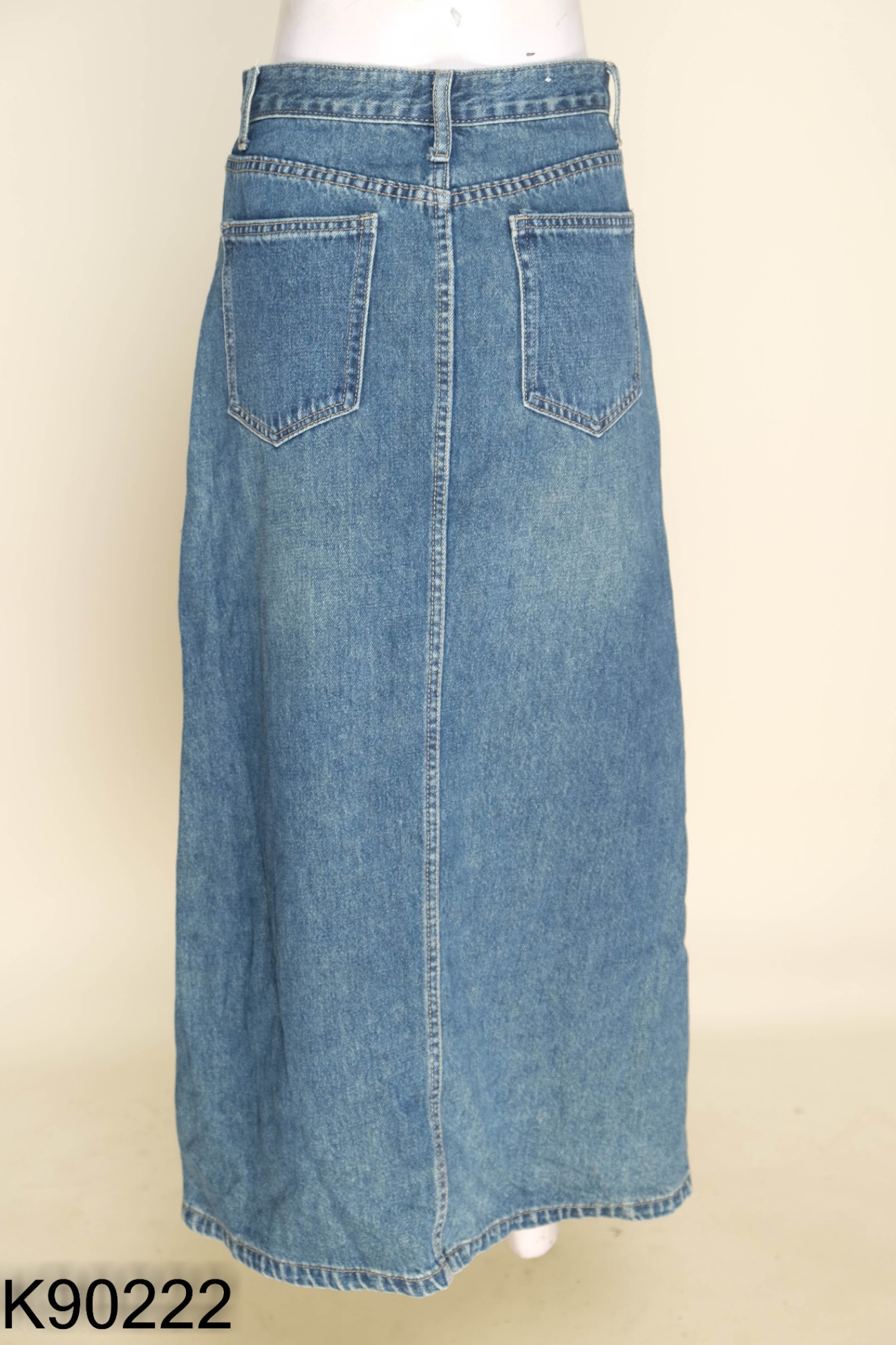 Chân váy jeans xanh