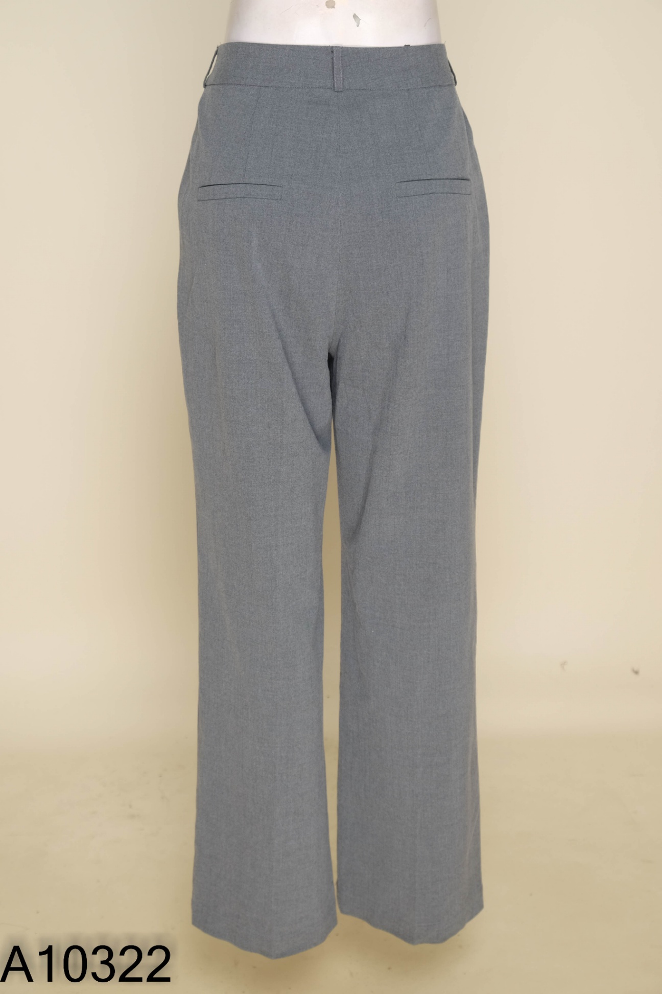 Quần LAMELLA culottes vải xám