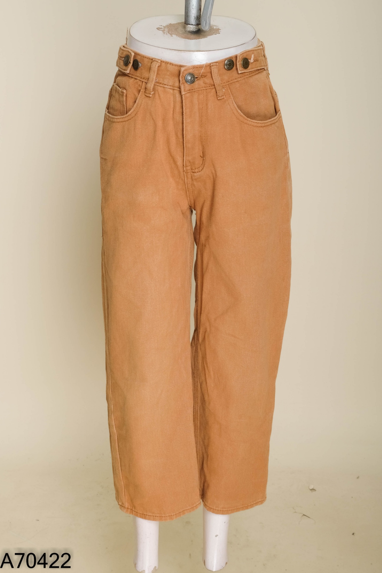 Quần jeans nâu trơn