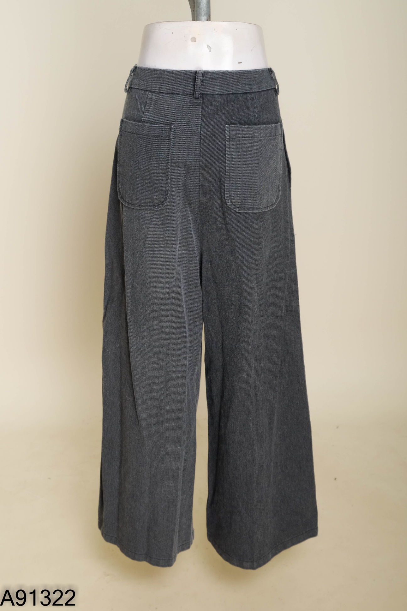 Quần jeans xám trơn