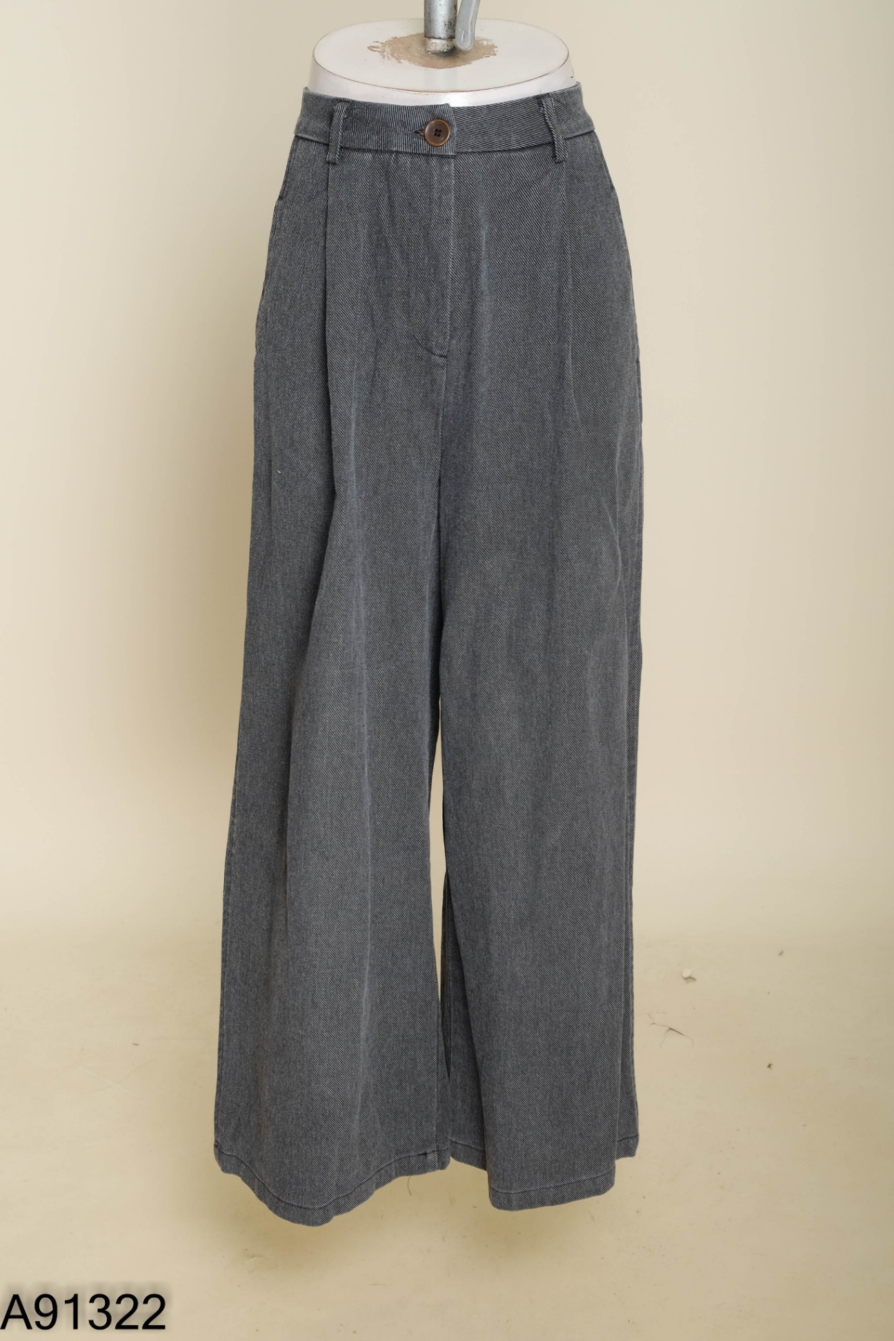 Quần jeans xám trơn
