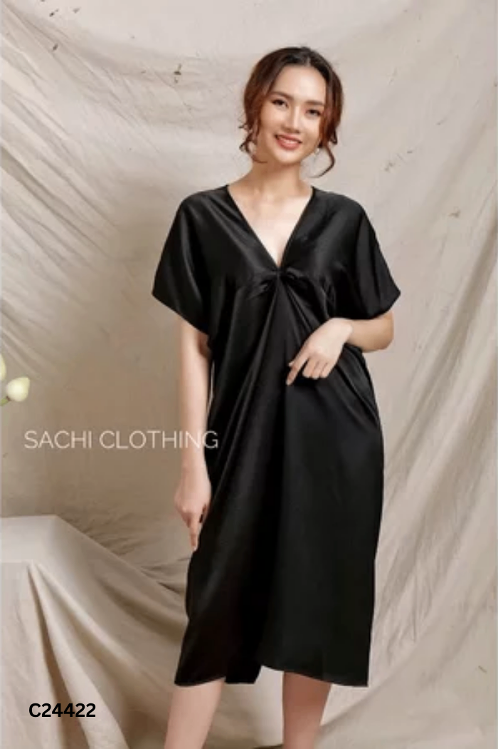 Váy SACHIMOM lụa đen