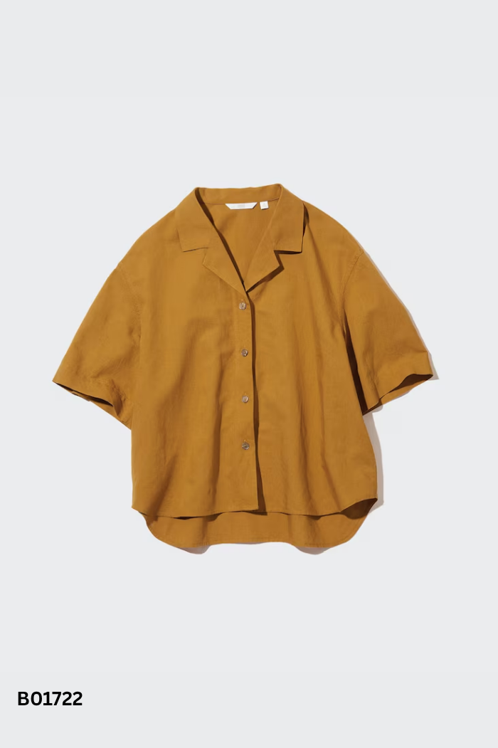 Áo UNIQLO sơ mi nâu