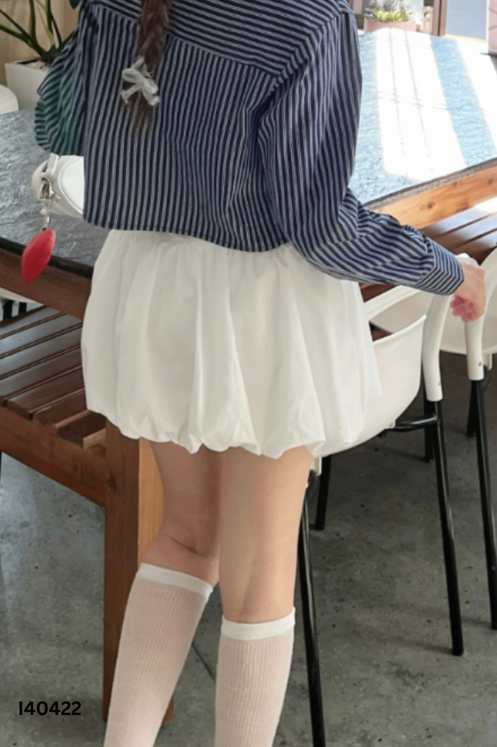 Chân váy MA BELLE trắng dáng bí