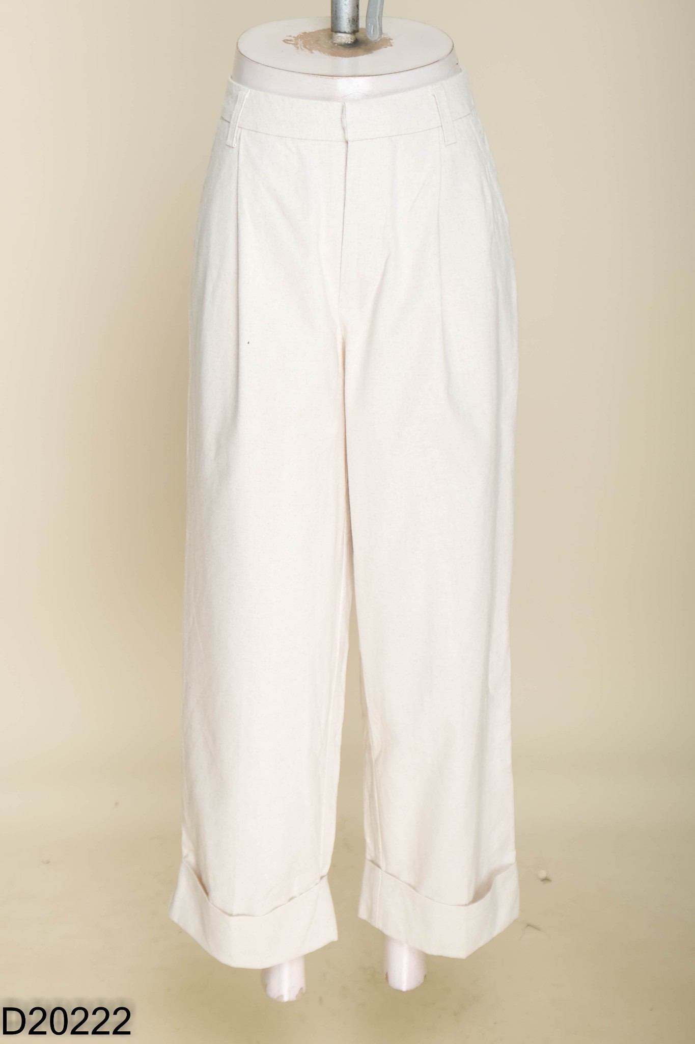 Quần MASSIMO DUTTI line be ống rộng