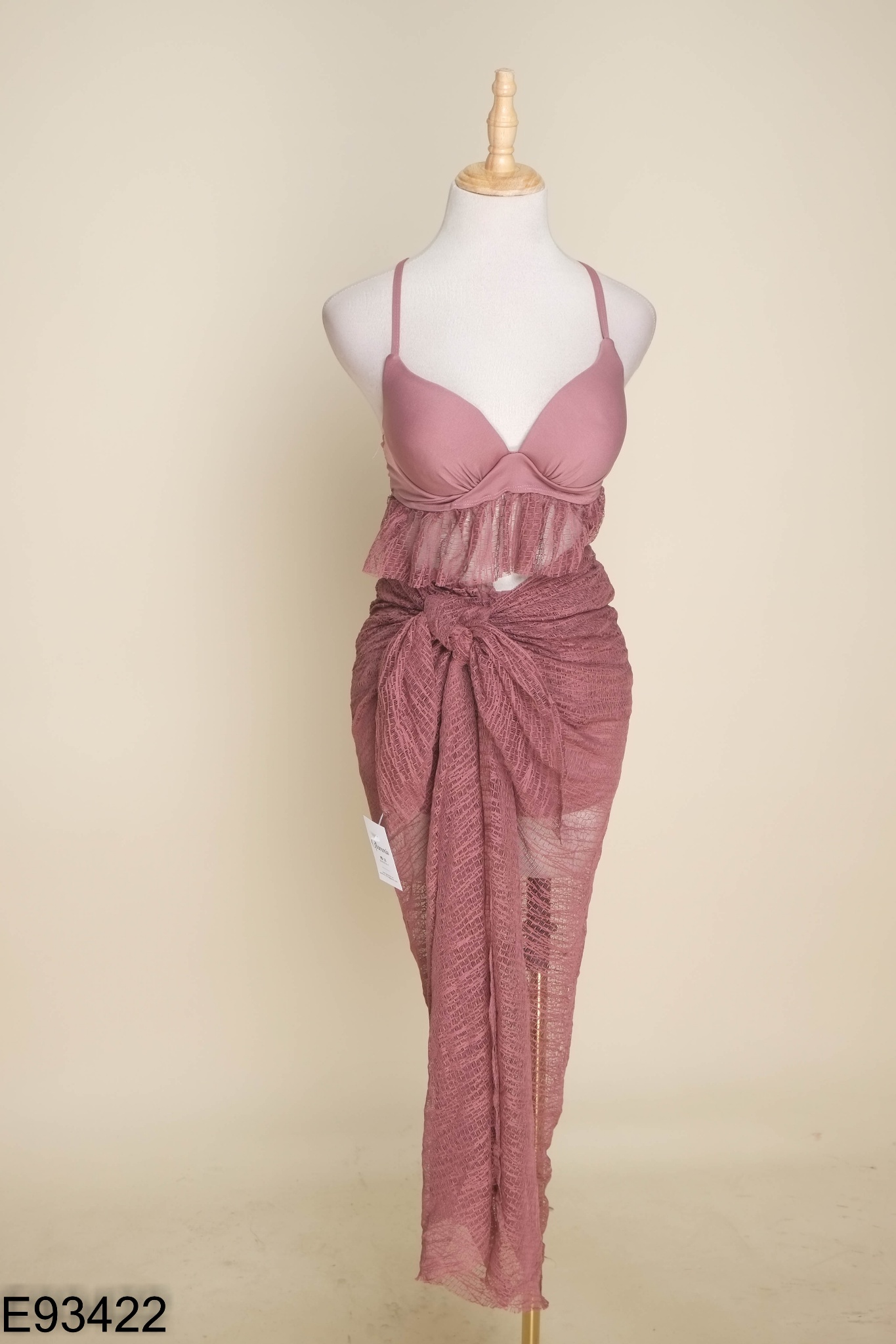 NEWTAG SET 3 Đồ bơi ren tím
