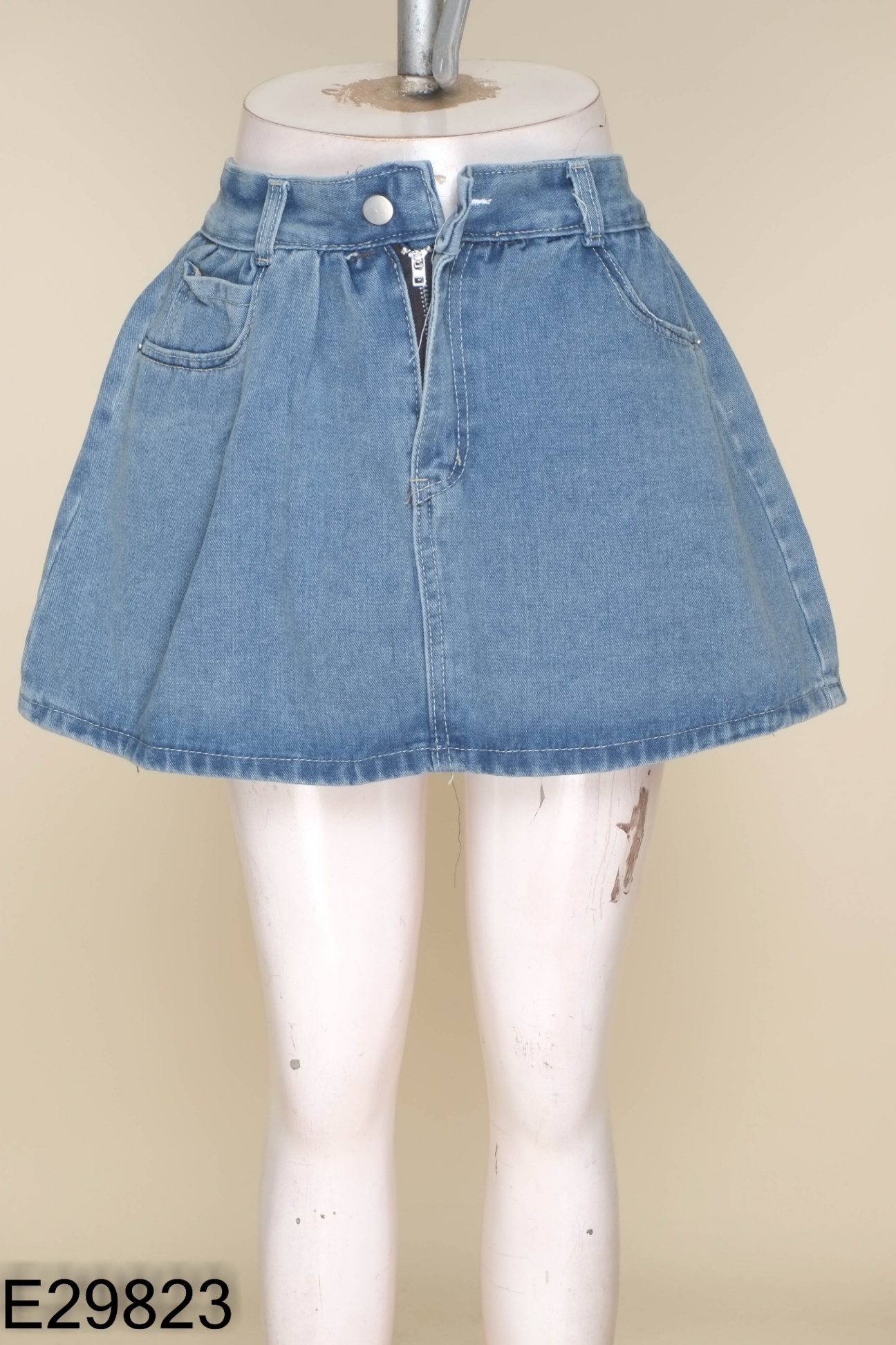 NEW Chân váy jeans xanh