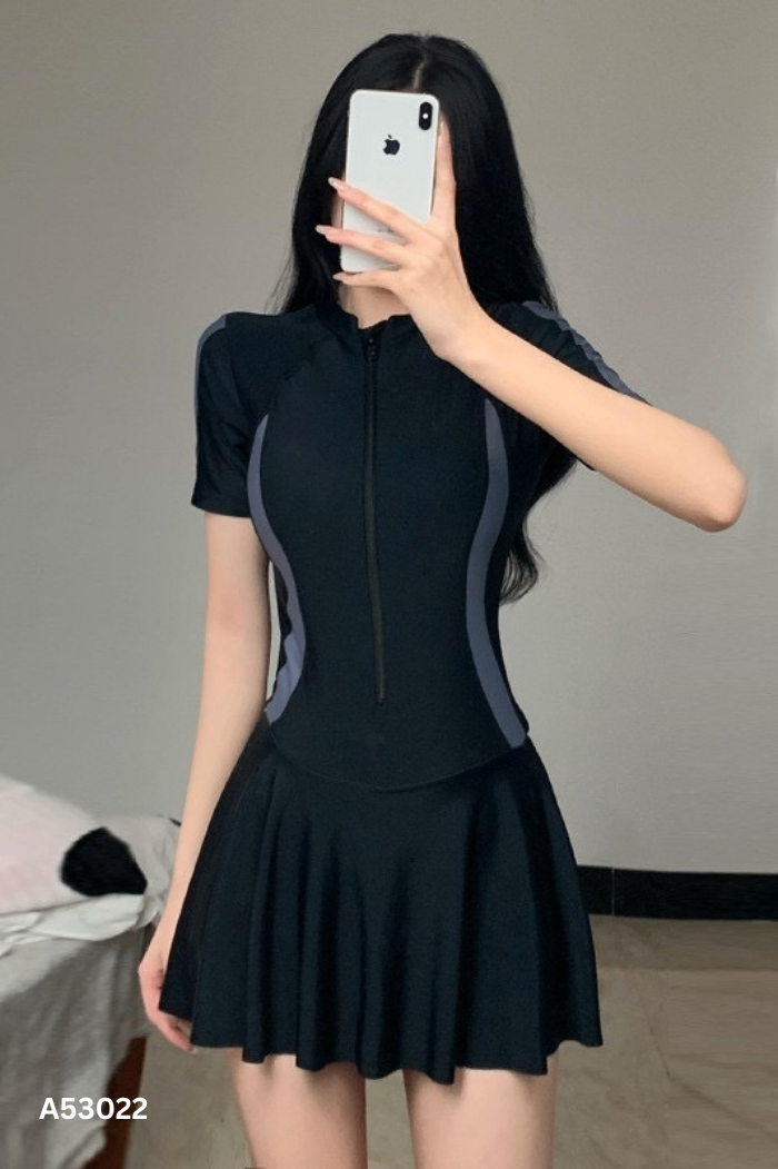 SET Đồ bơi đen trơn