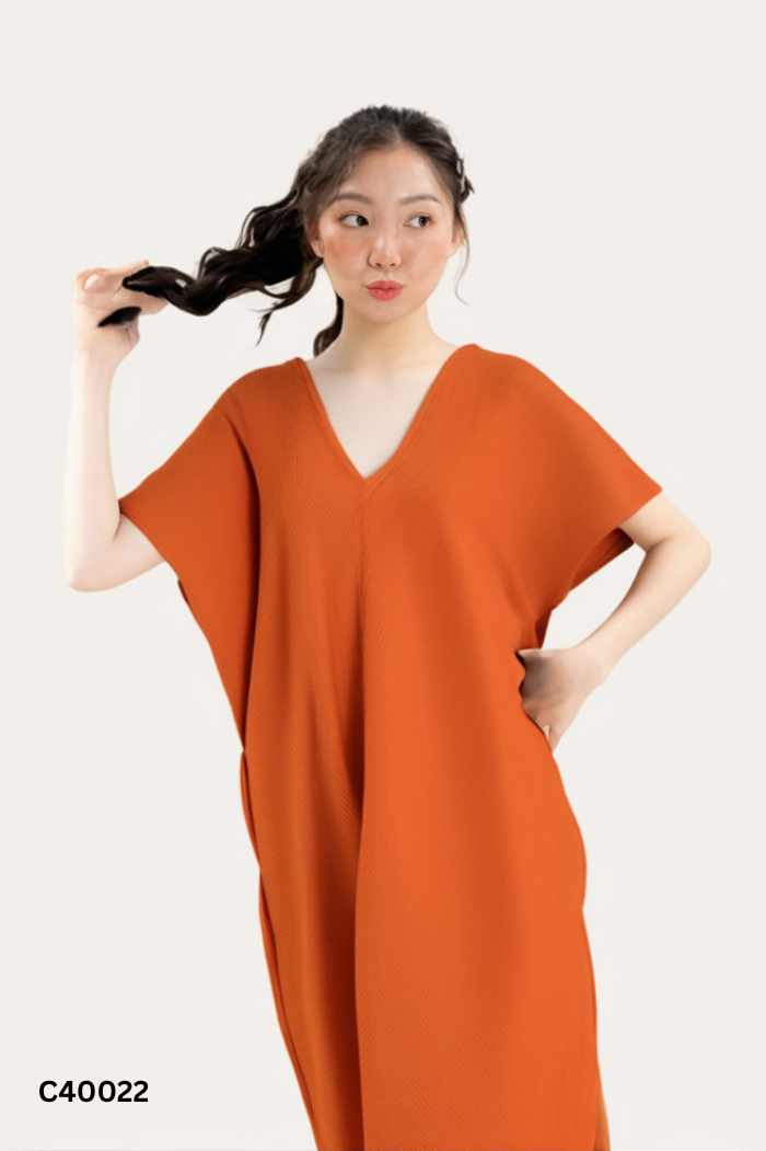 Váy MICHI nâu xếp ly
