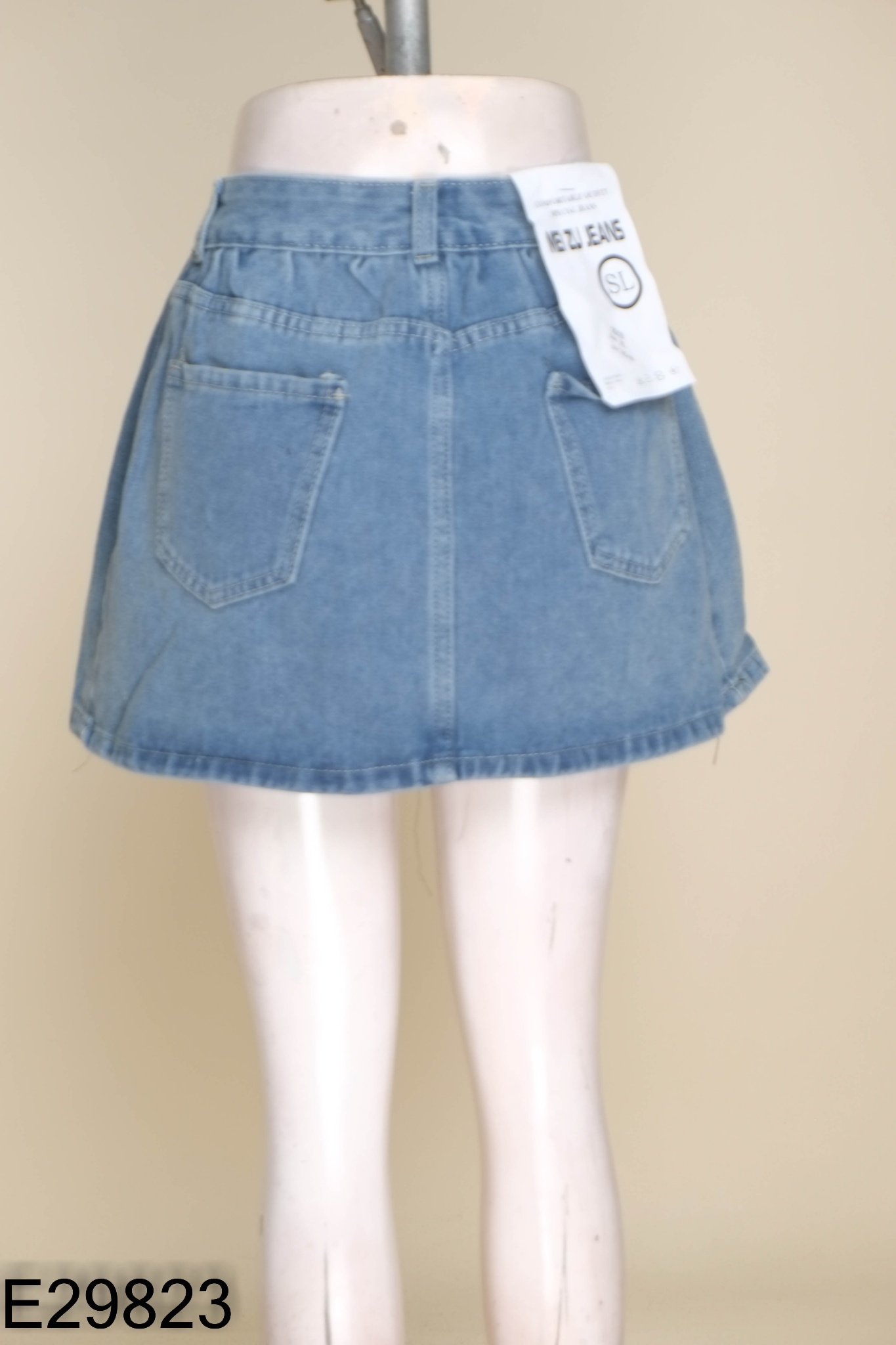 NEW Chân váy jeans xanh