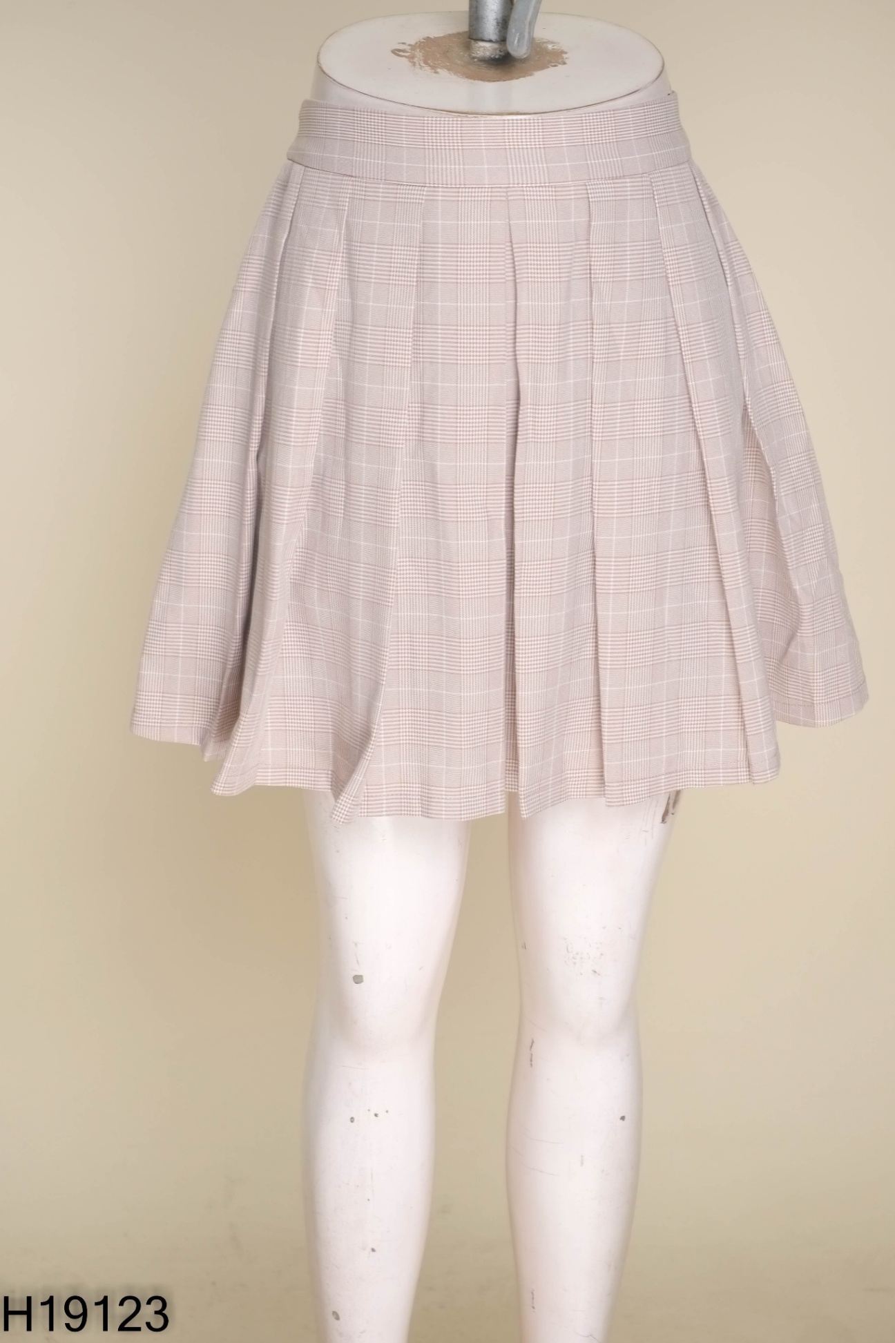 NEWTAG Chân váy 92 WEAR hồng kẻ
