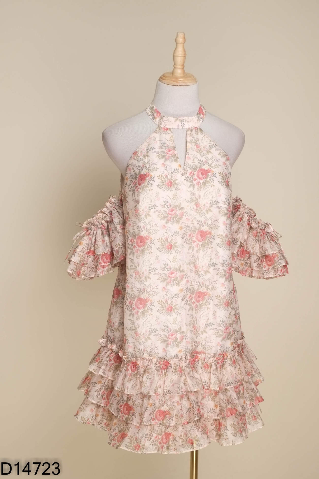 Váy JM DESIGN be hoa hồng