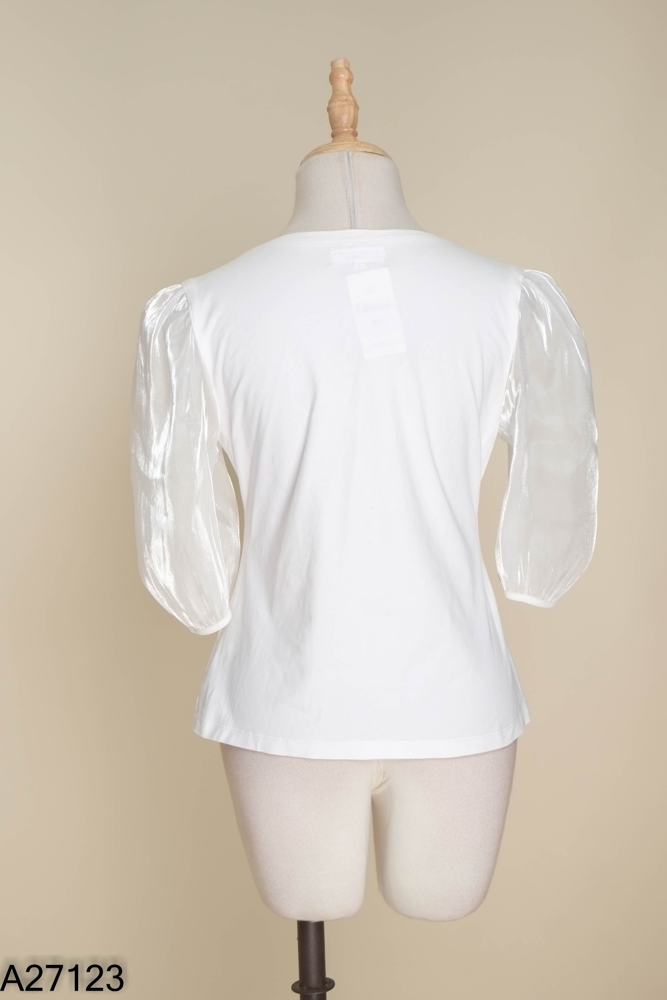 Áo IVY MODA trắng trơn
