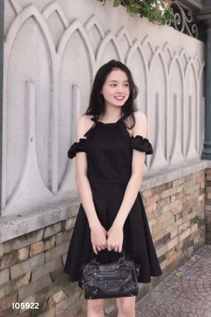 Váy JULIE HOUSE đen hai dây