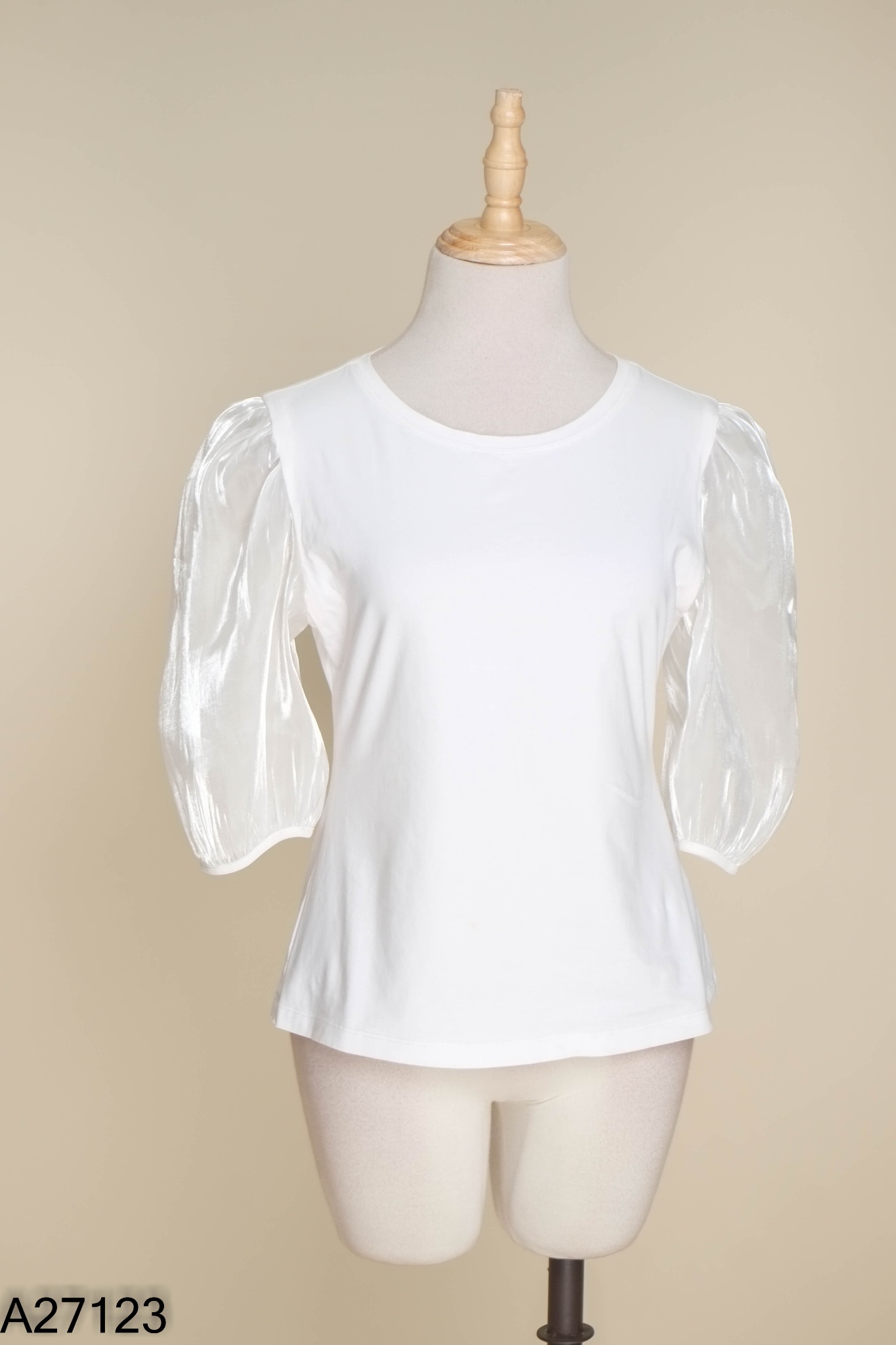 Áo IVY MODA trắng trơn