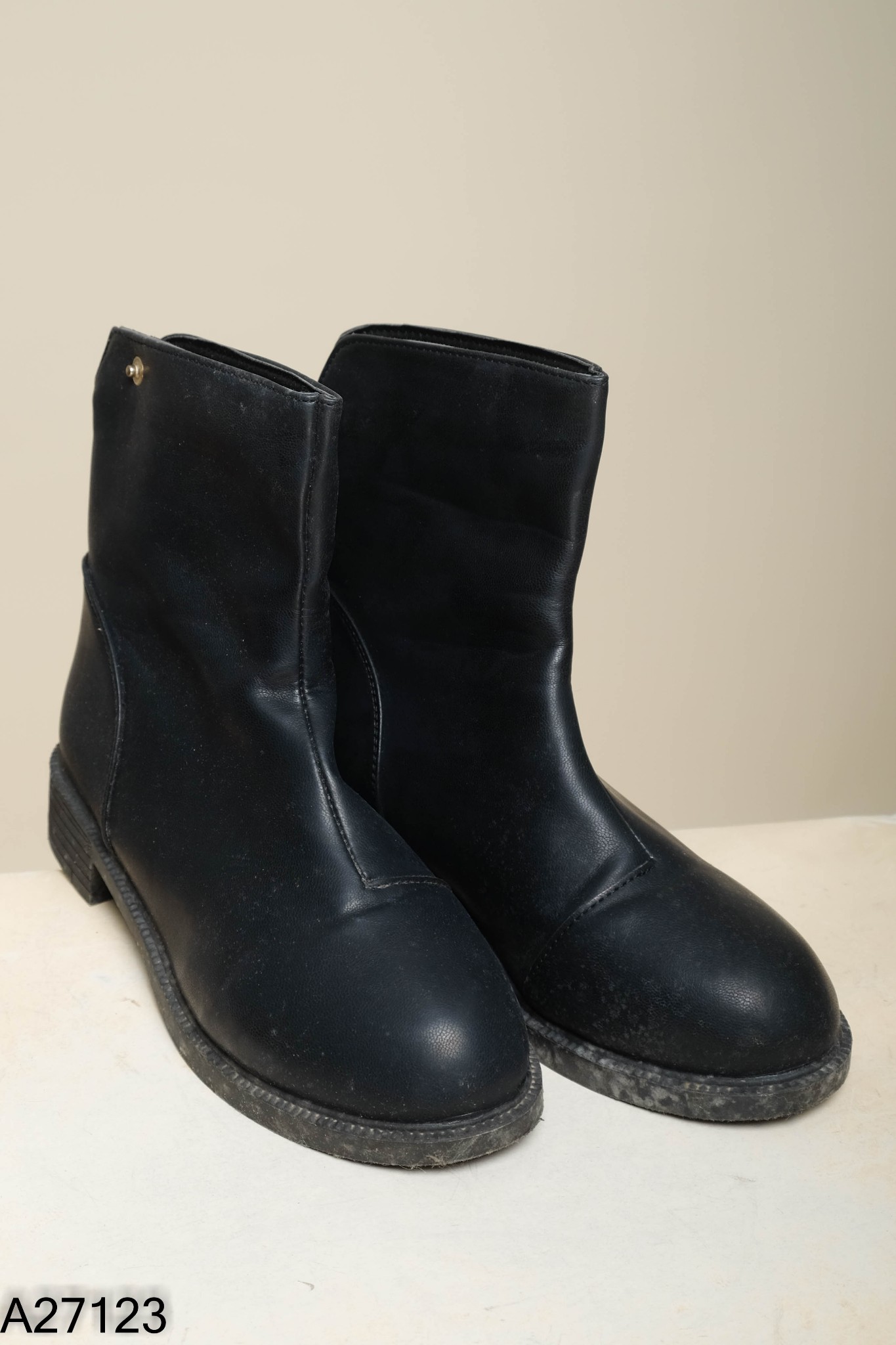 Boots da đen trơn 3P