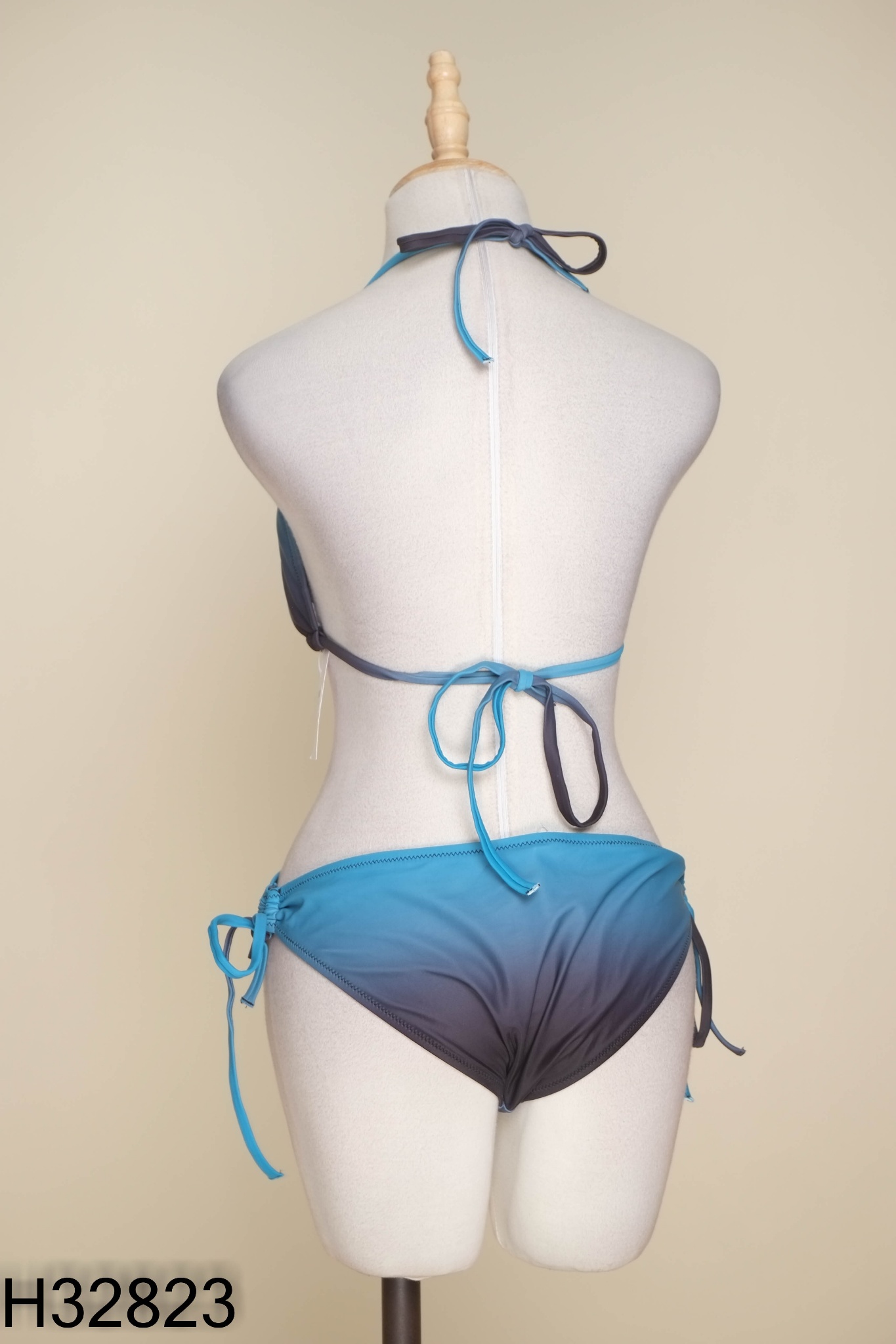 SET Bikini xanh phối xám