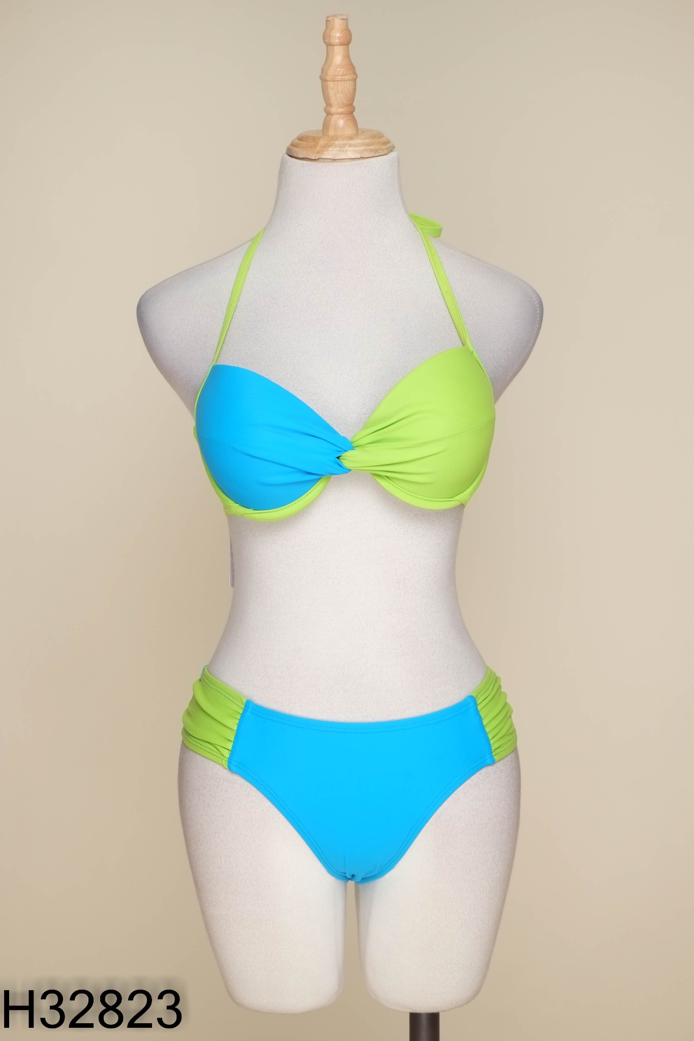SET Bikini xanh lá phối xanh