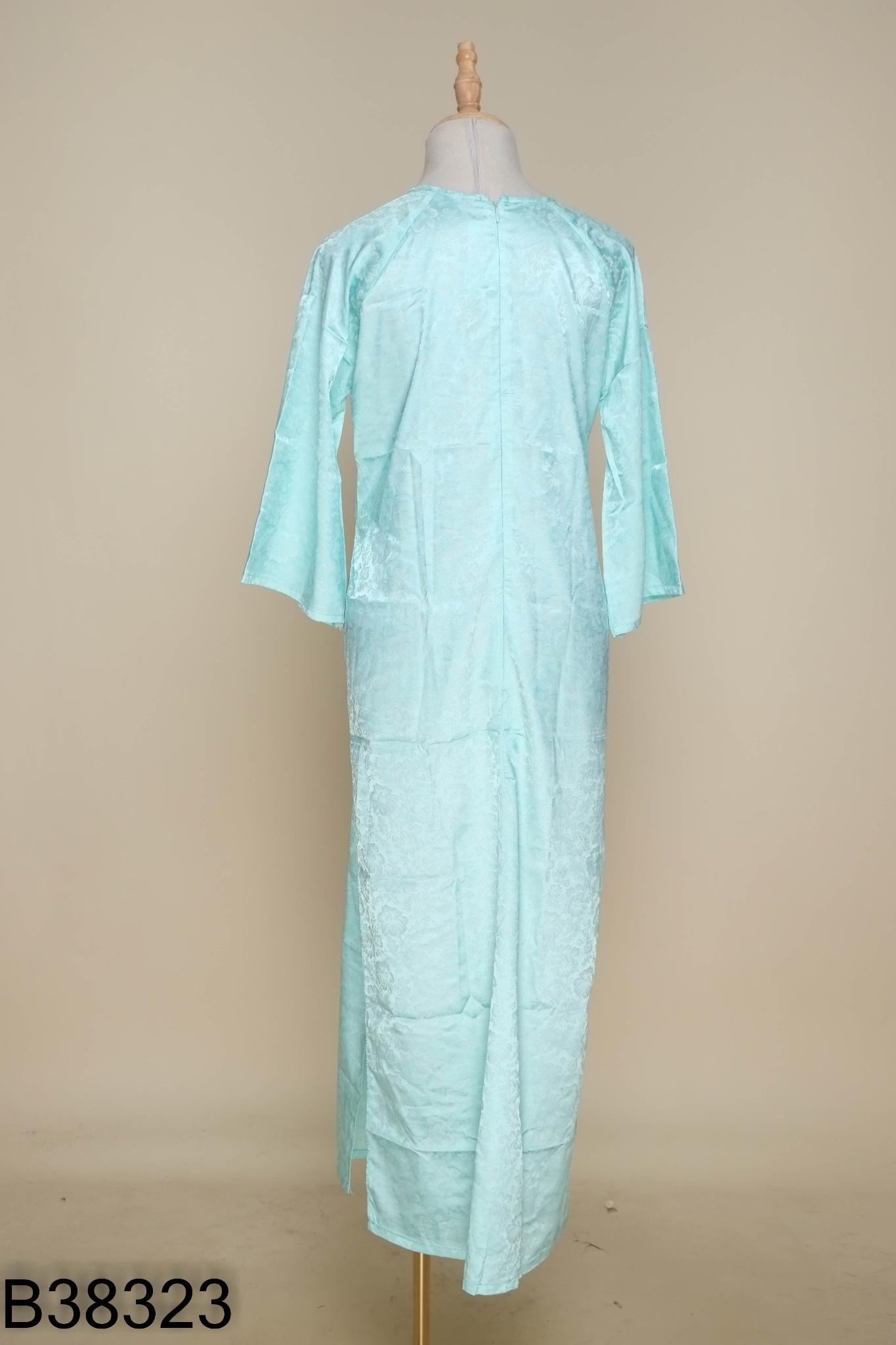 Áo dài lụa xanh