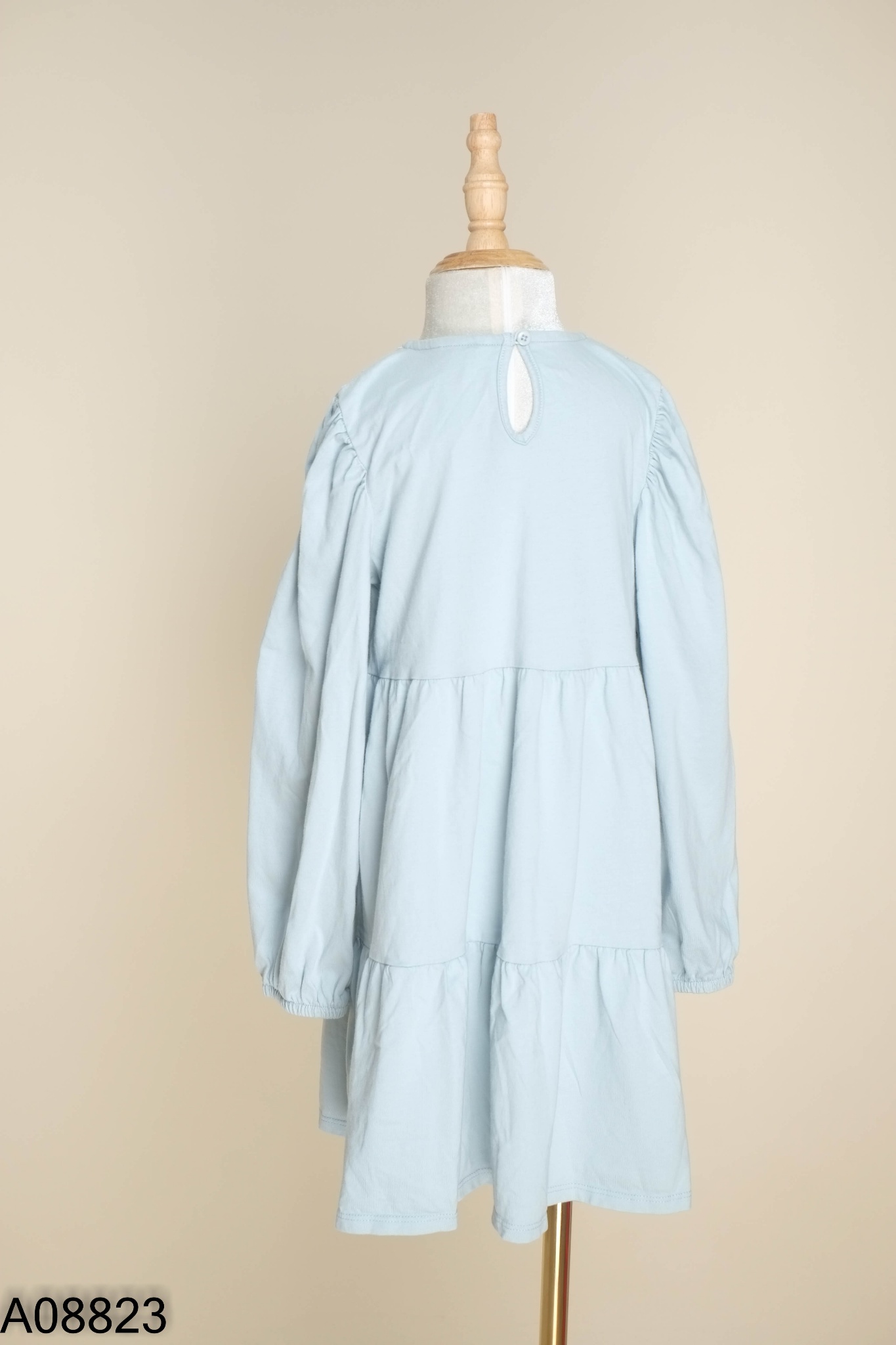 Váy xanh cổ bèo KIDS