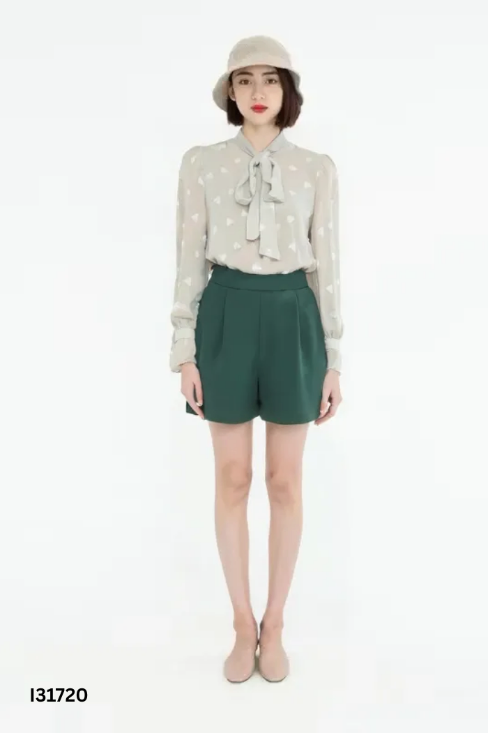 SET Áó xanh họa tiết + quần short