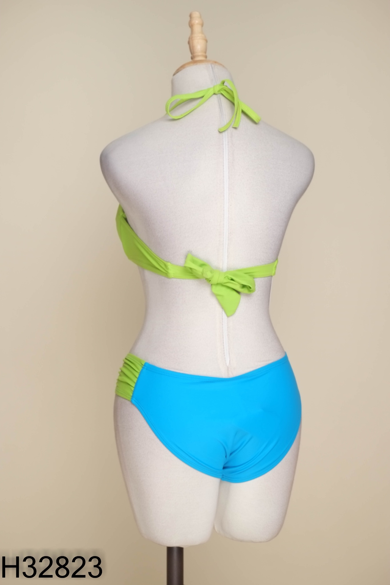 SET Bikini xanh lá phối xanh
