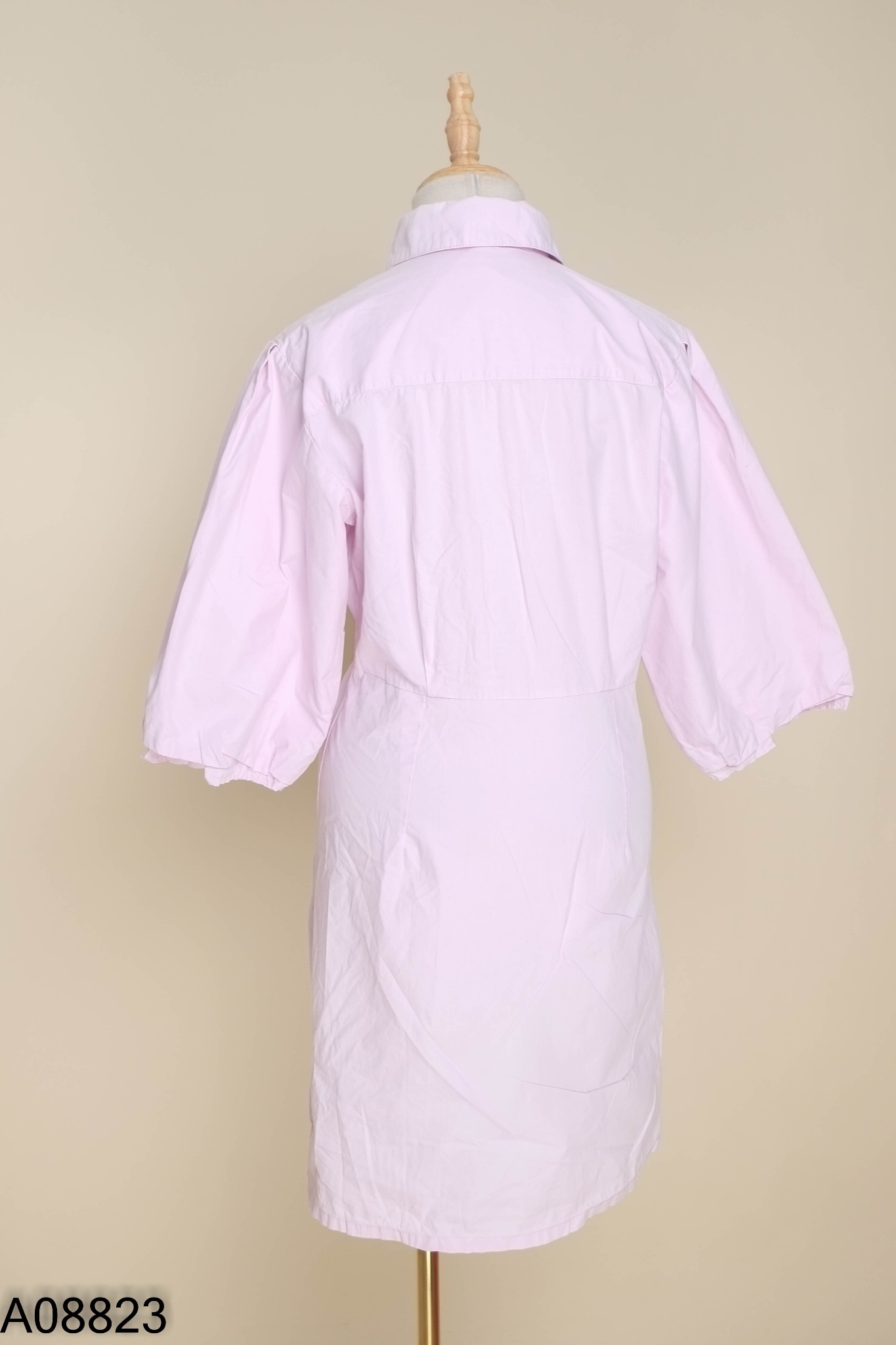 Váy hồng dúm trơn