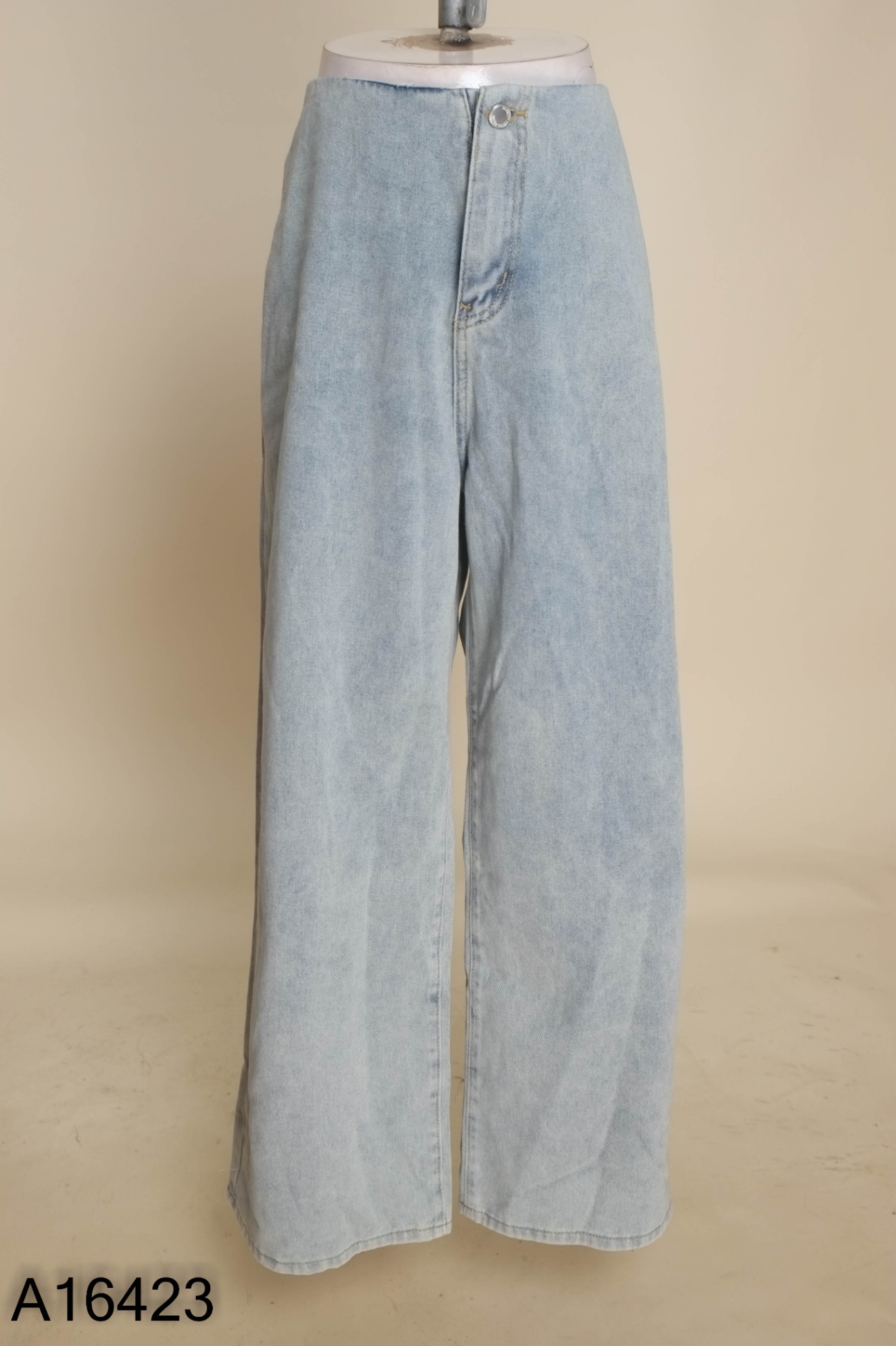 NEWTAG Quần jean xanh ống rộng