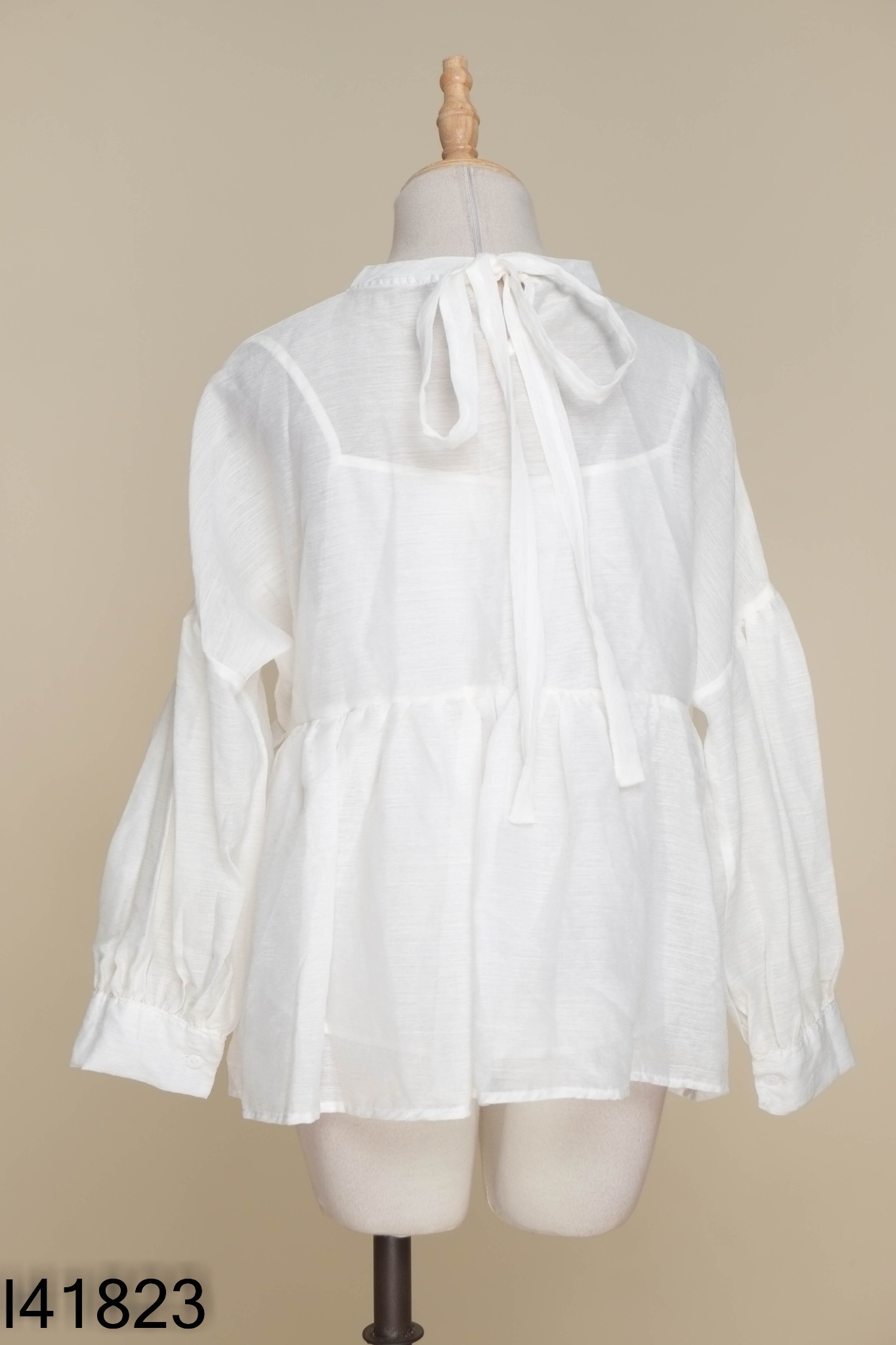 Áo chiffon babydoll trắng (kèm lót)