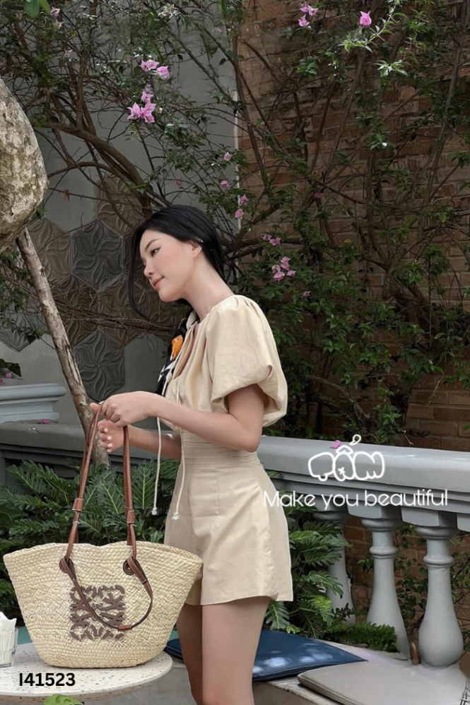Jumpsuits be tay phồng