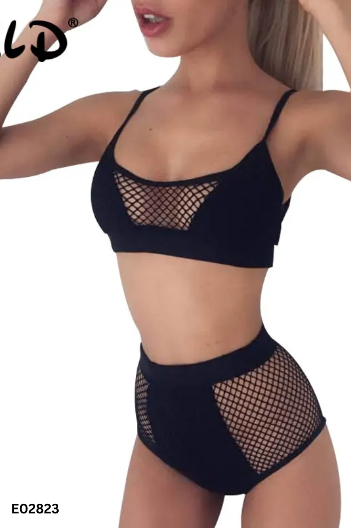 SET Bikini lưới đen