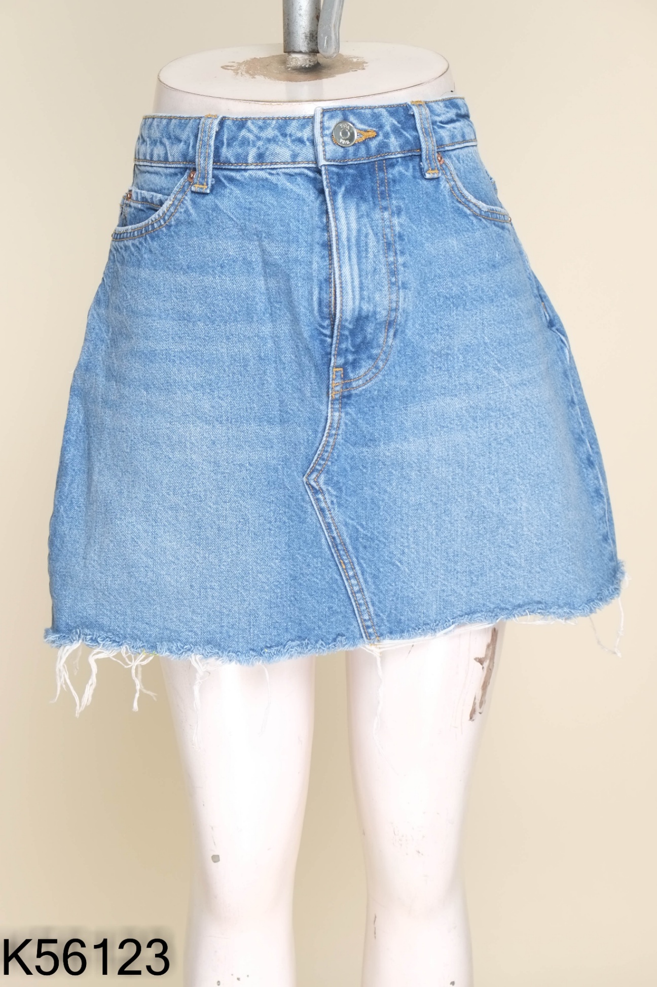Chân váy ZARA jean xanh