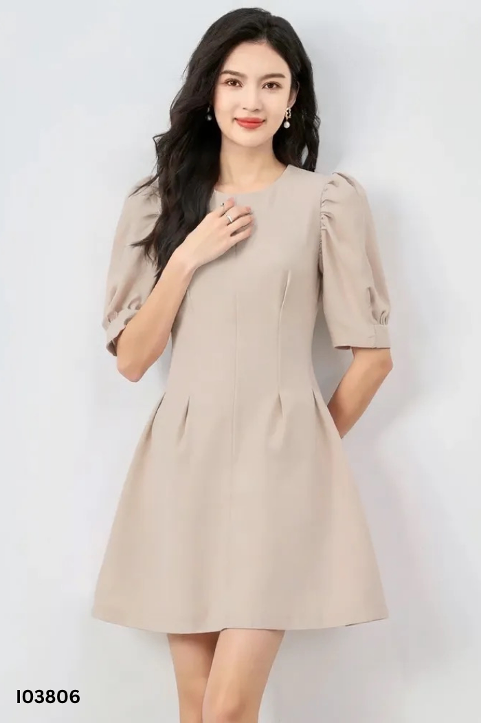 Váy be chiết ly eo