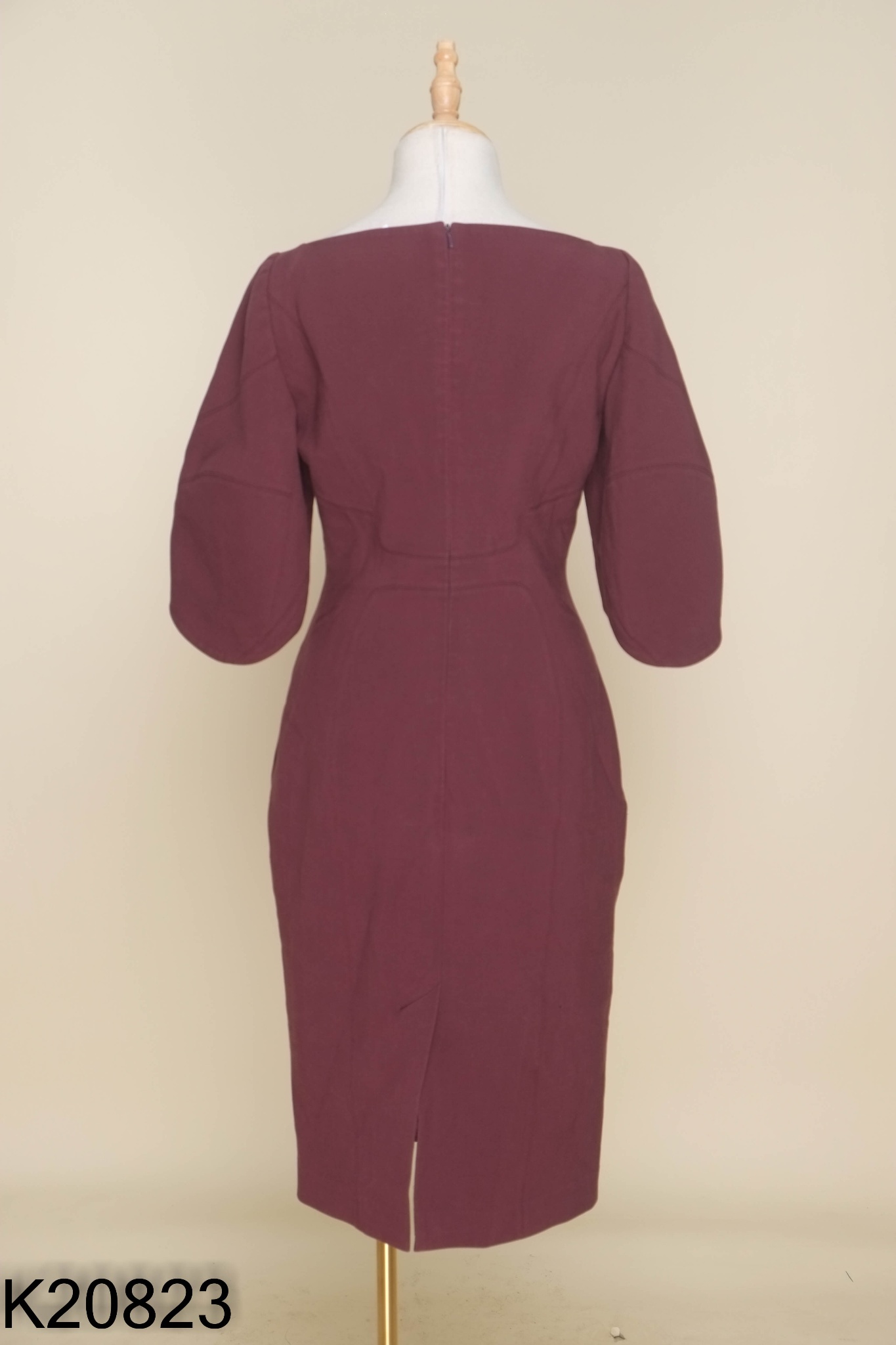 Váy KAREN MILLEN đỏ mận