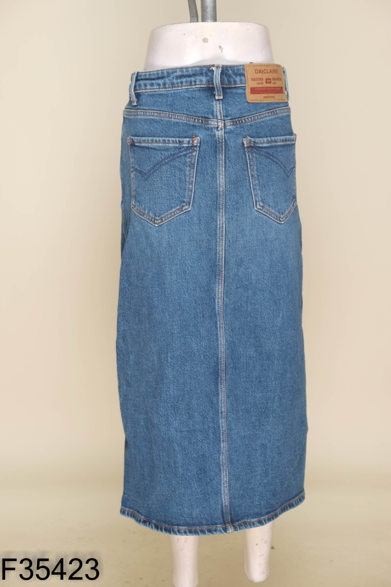 Chân váy jeans xanh
