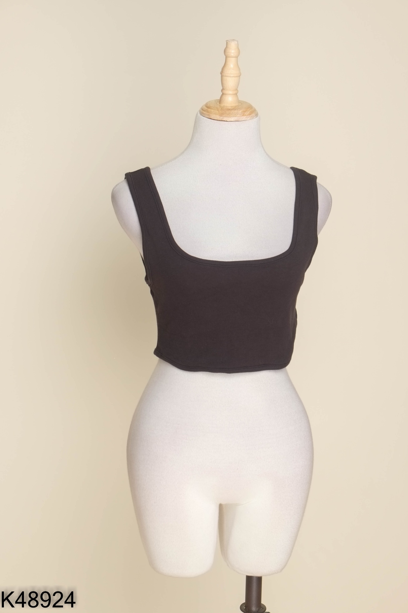 Áo sát nách COTTON ON đen ngắn