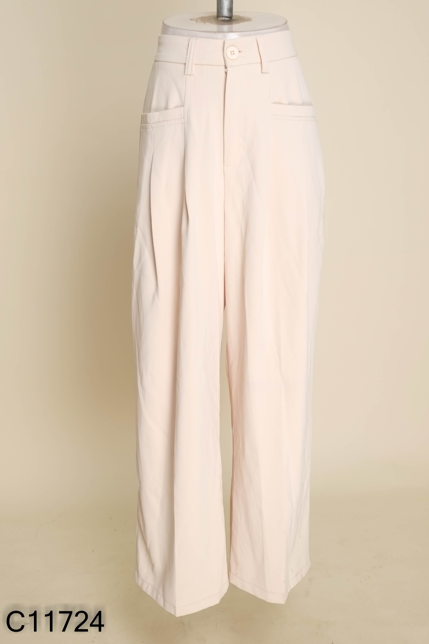Quần culottes vải be