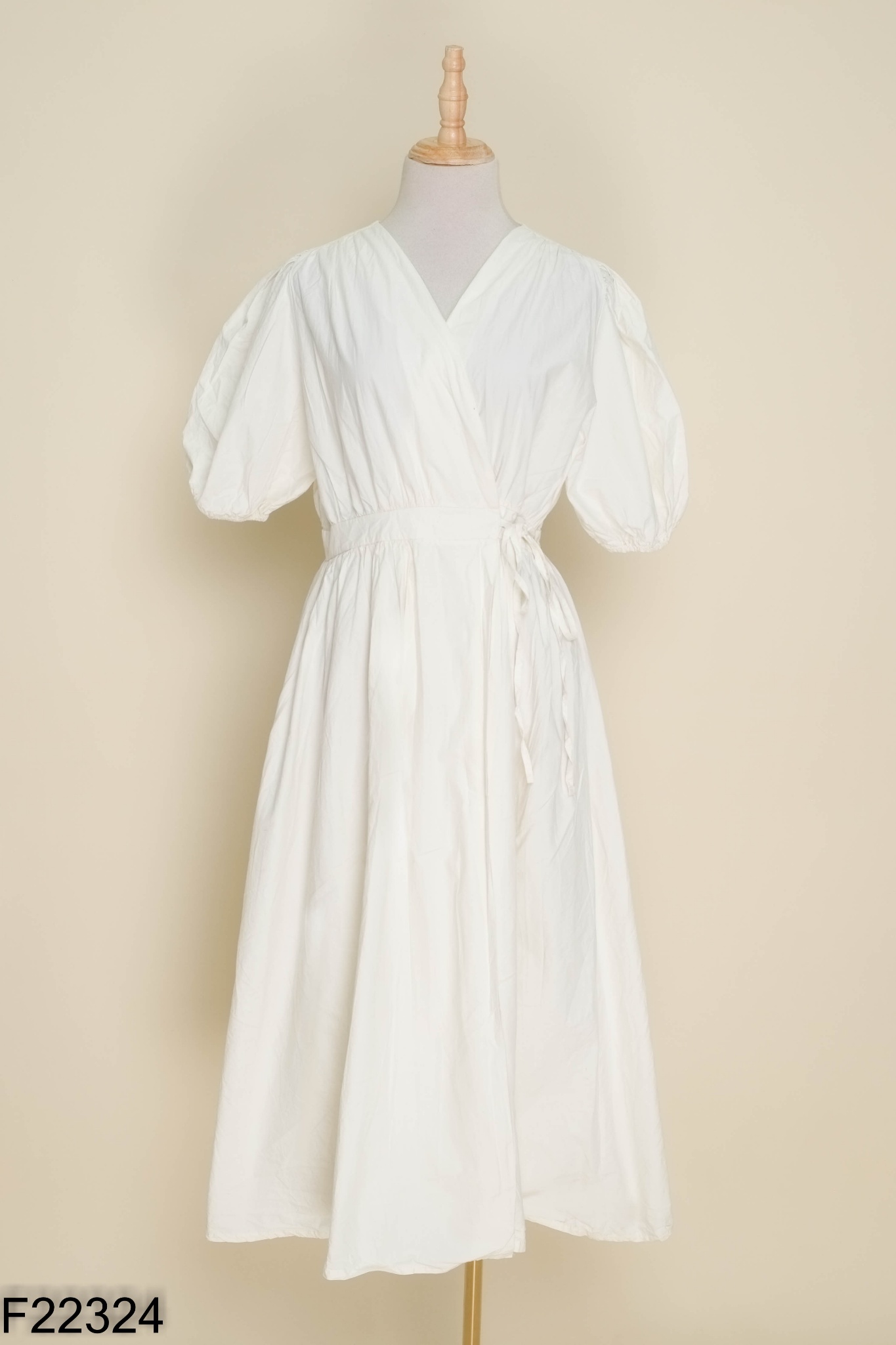 Váy wrap be tay phồng
