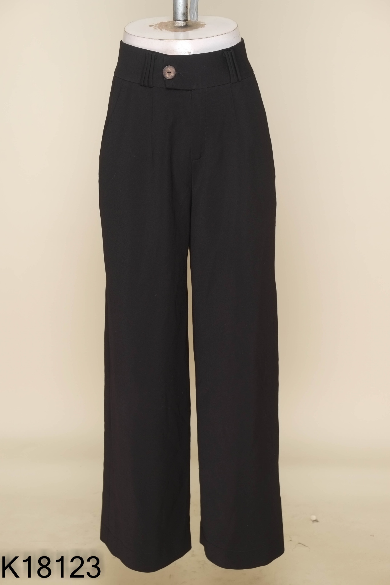 Quần culottes vải den