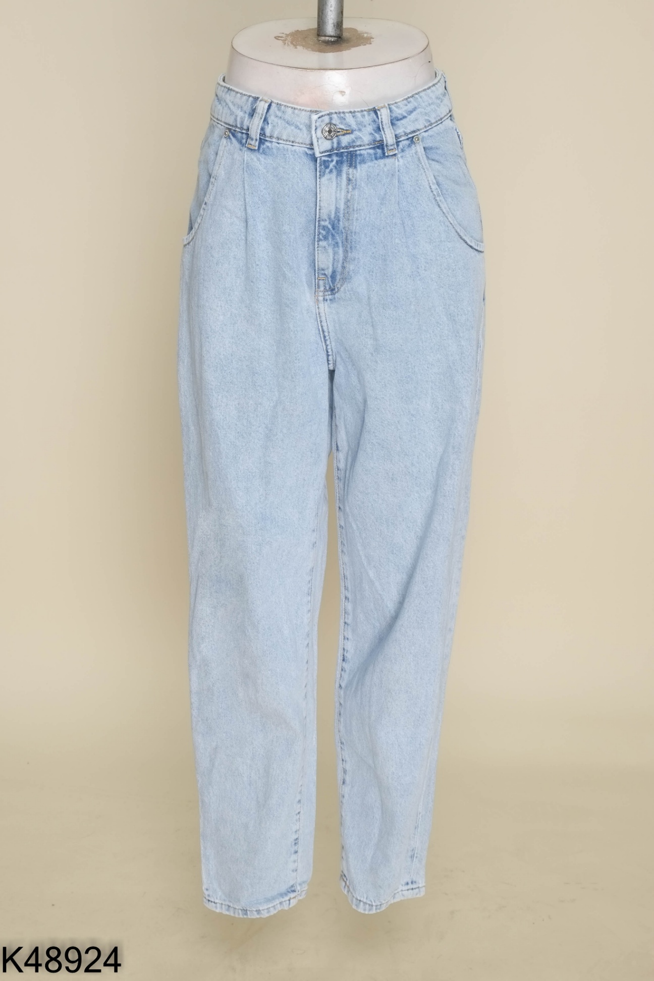 Quần jeans MANGO xanh nhạt