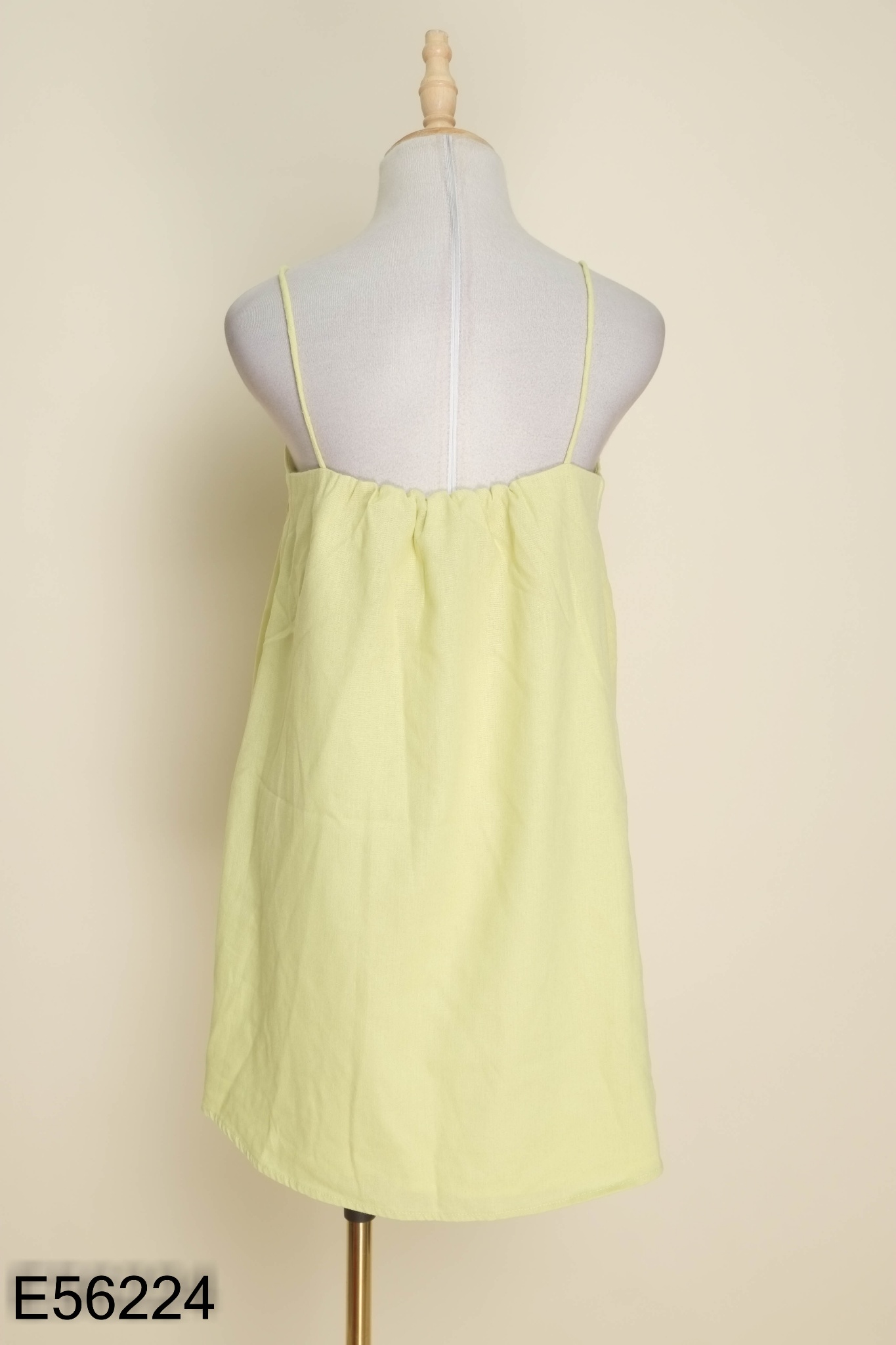 Váy hai dây UNLEASHED linen xanh
