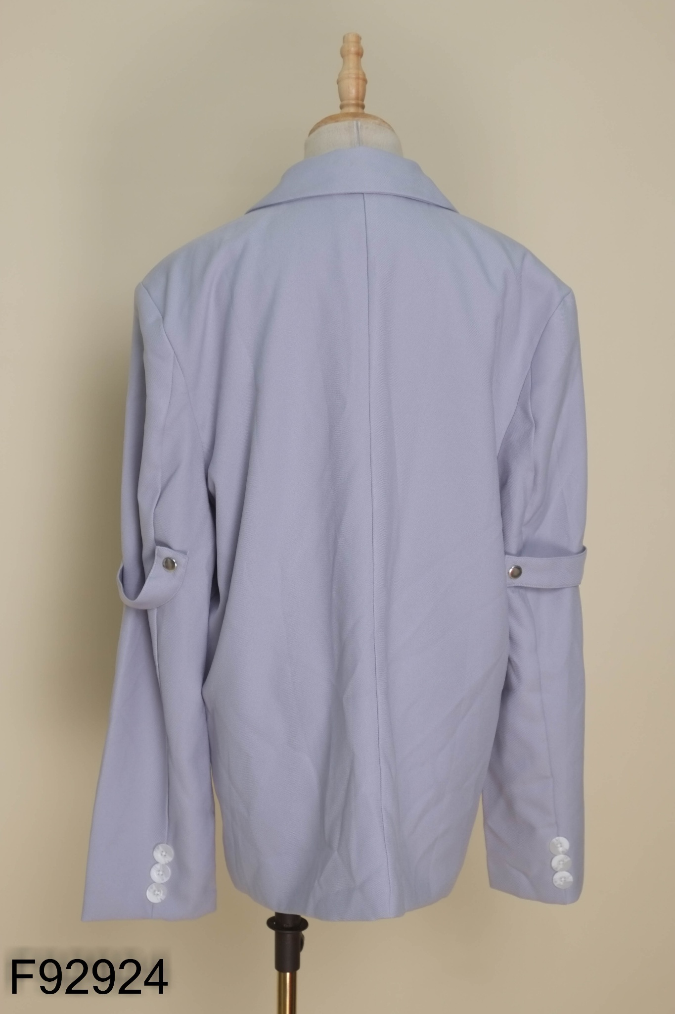 Áo blazer xám xanh 3 cúc